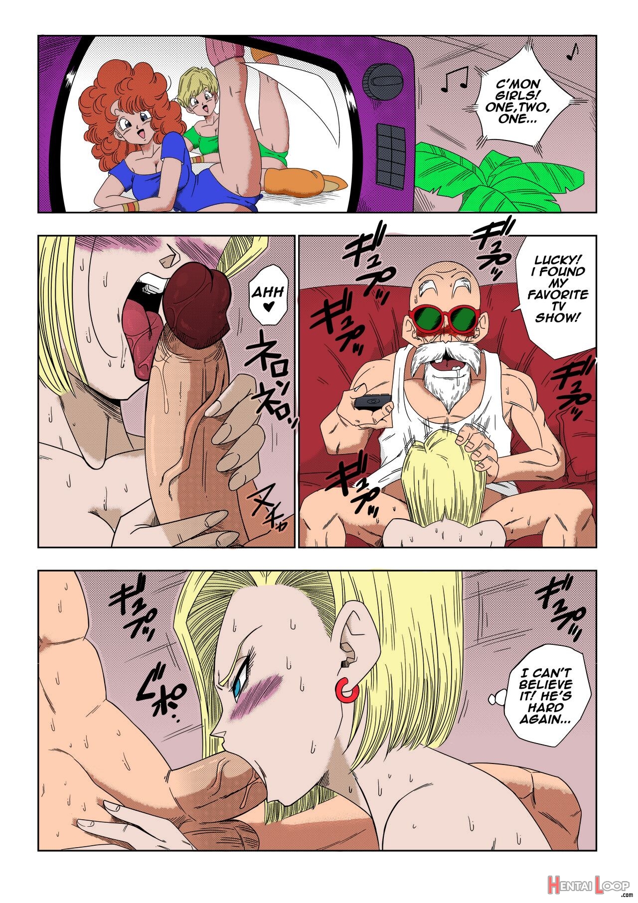 18-gou Vs Kame Sennin Android N18 Vs Kamesennin Colorrized page 23