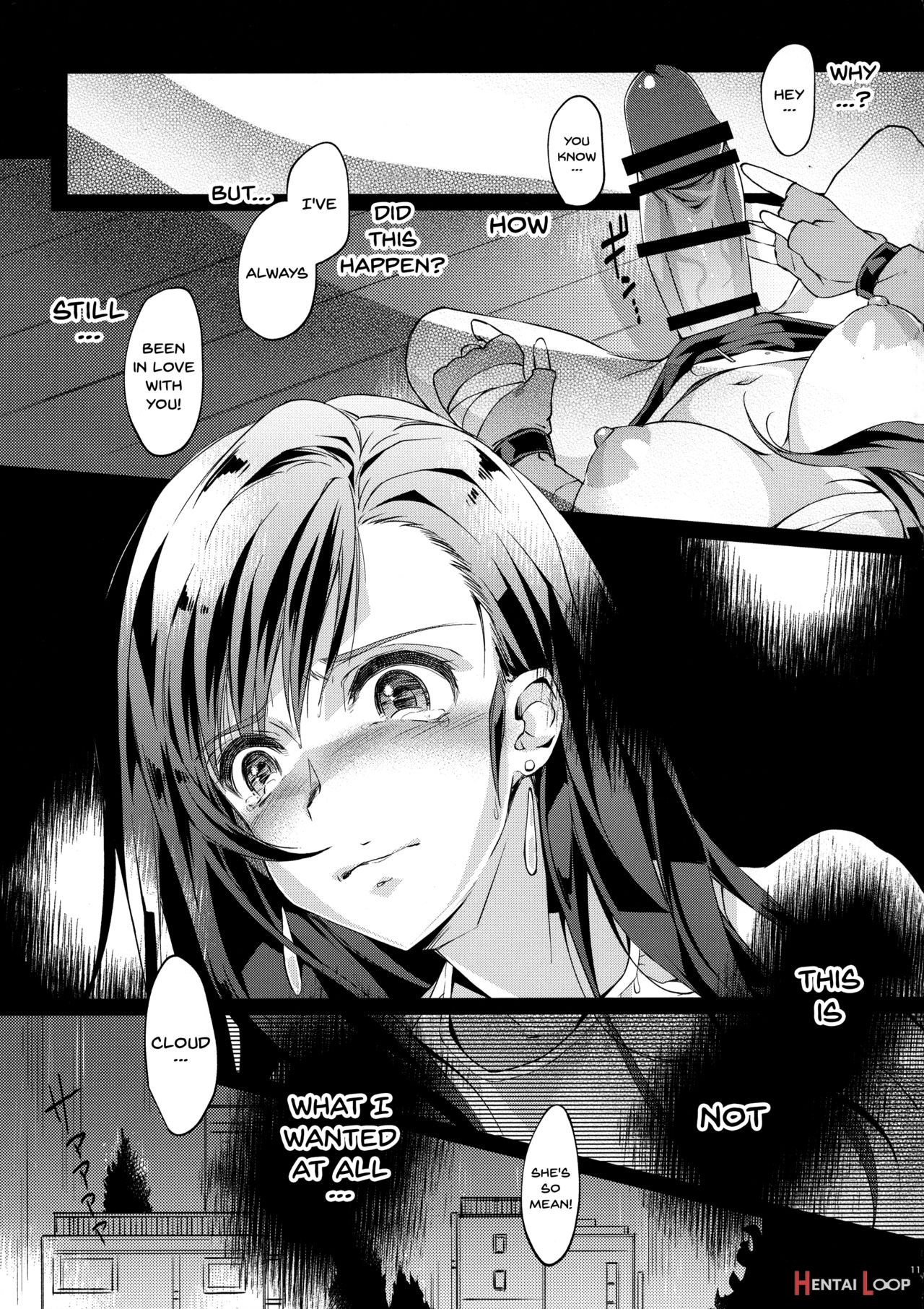 Futanari Doutei Tifa Go -kakusei- Inran Mesuchinpo Kairaku Ochi page 11