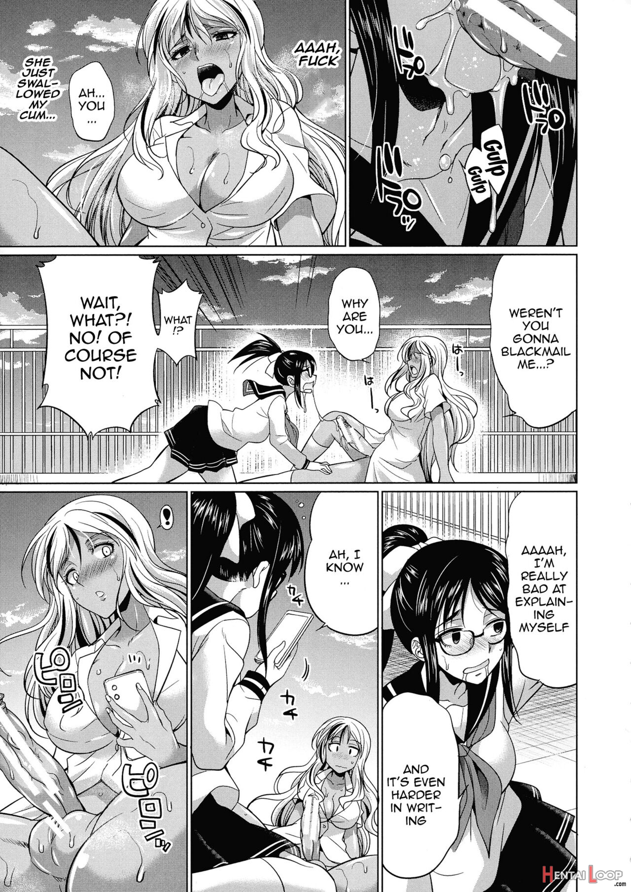 Futanari Gal Vs Bitch Sisters Ch. 1-2 page 28