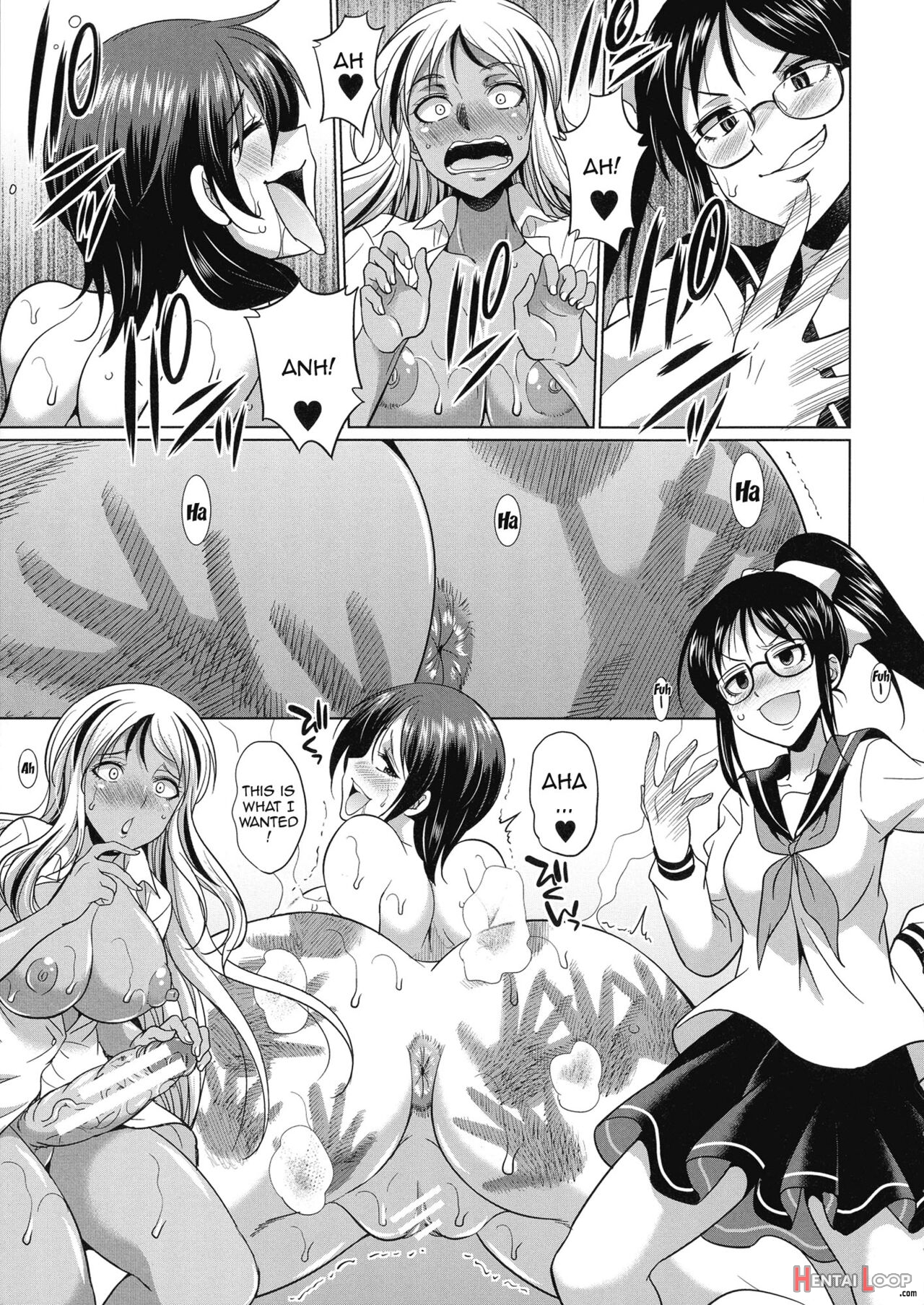 Futanari Gal Vs Bitch Sisters Ch. 1-2 page 84