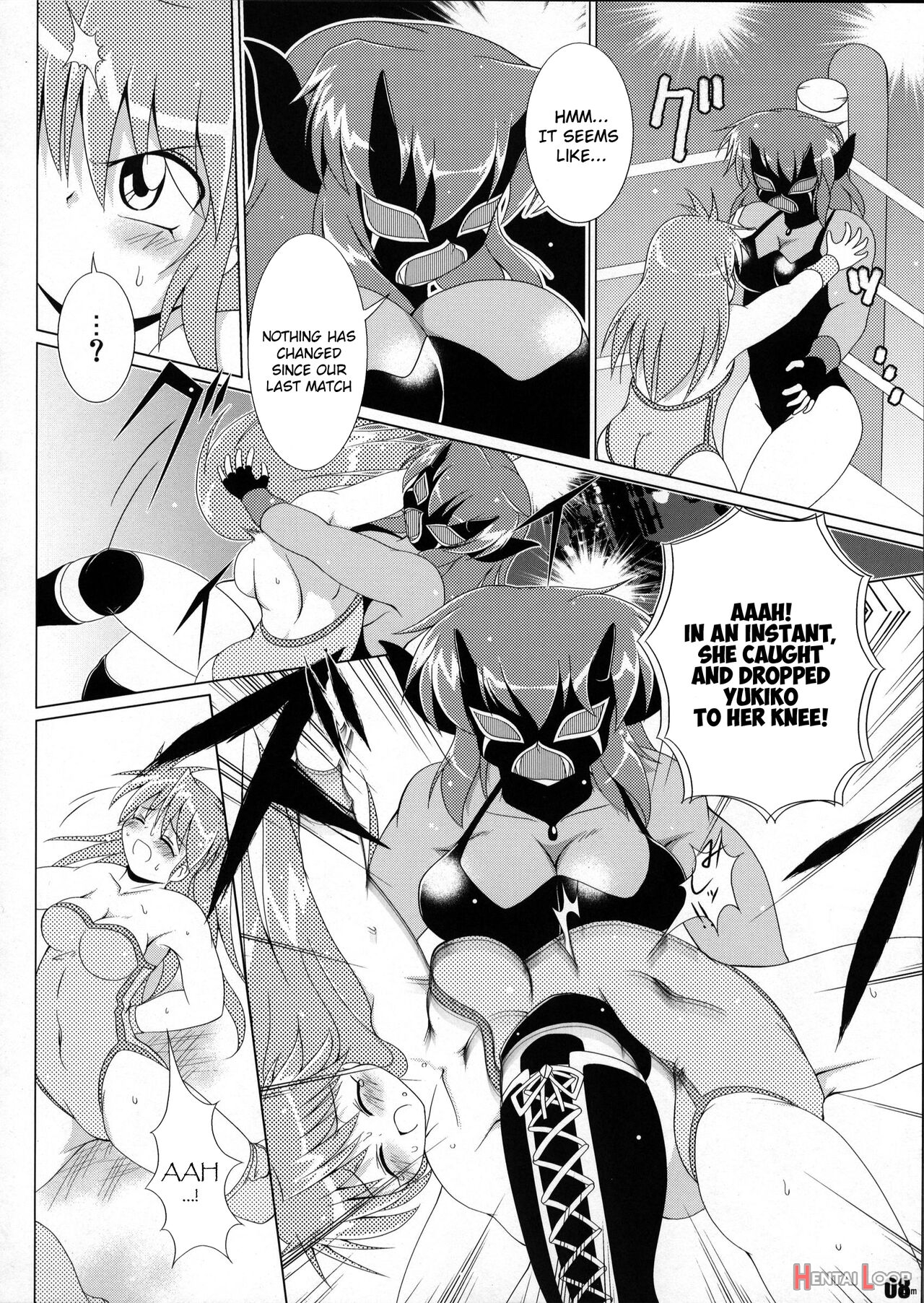 Mighty Yukiko Vs Dark Star Chaos) page 4