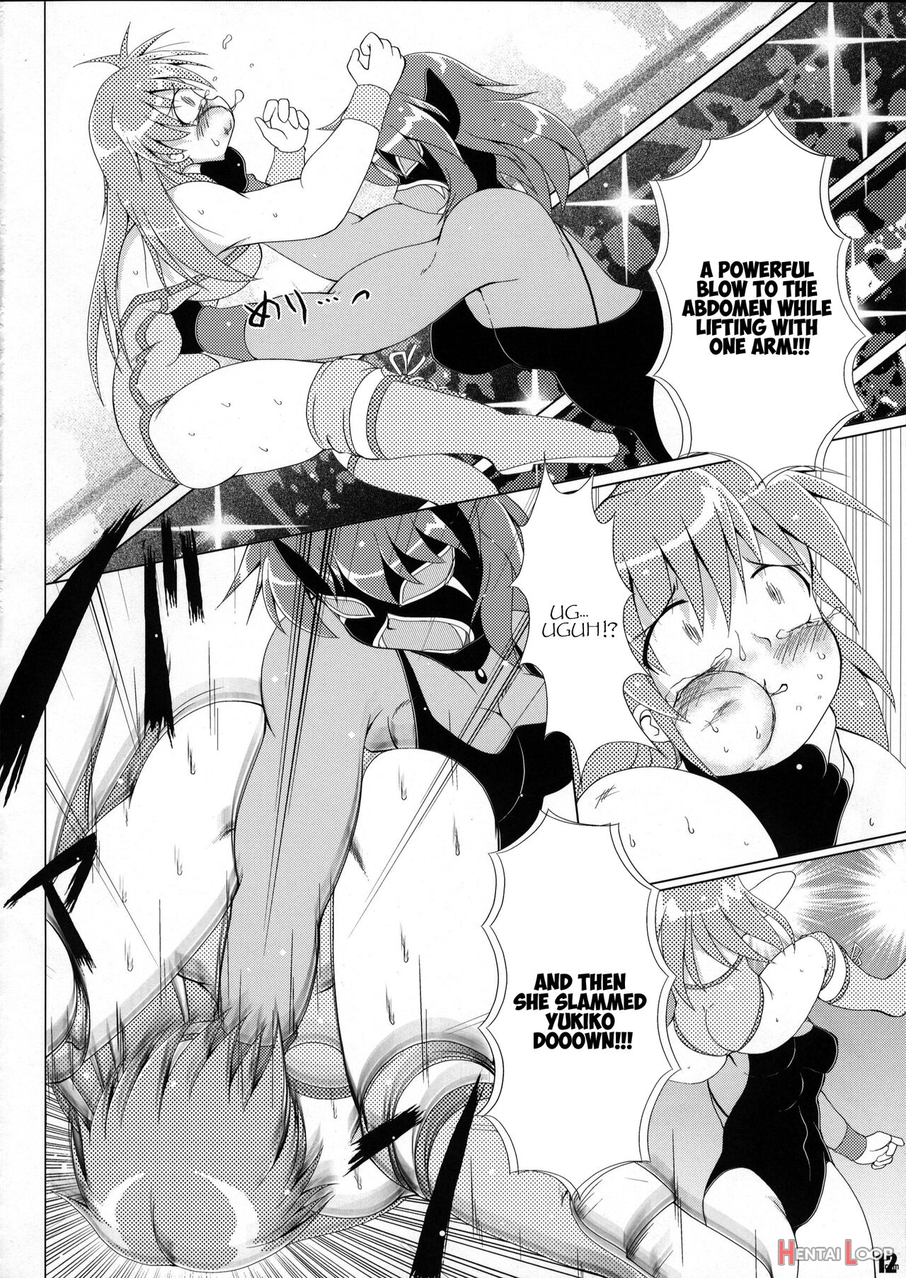 Mighty Yukiko Vs Dark Star Chaos) page 8