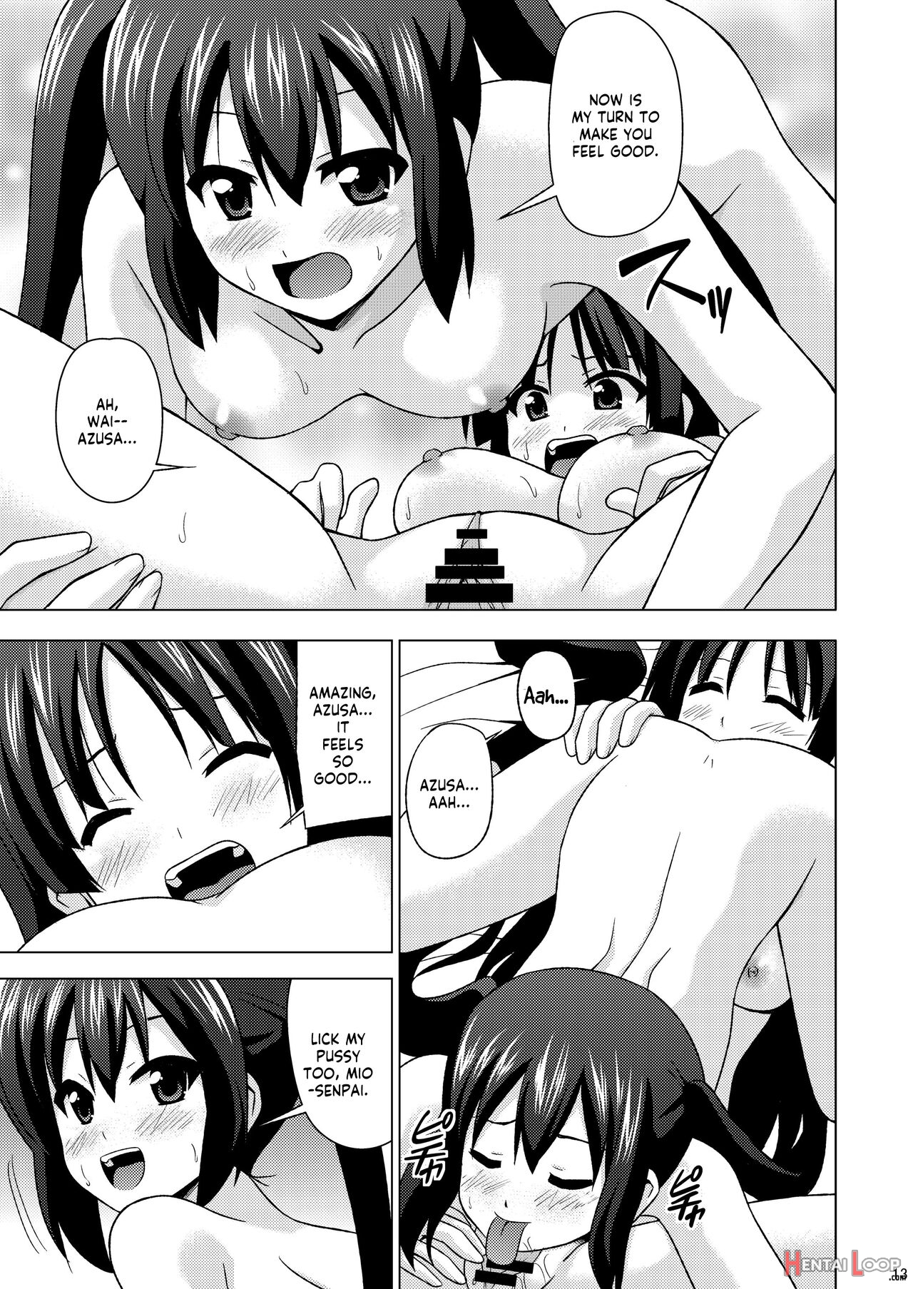 Mio Azu Yuri Yuri page 15