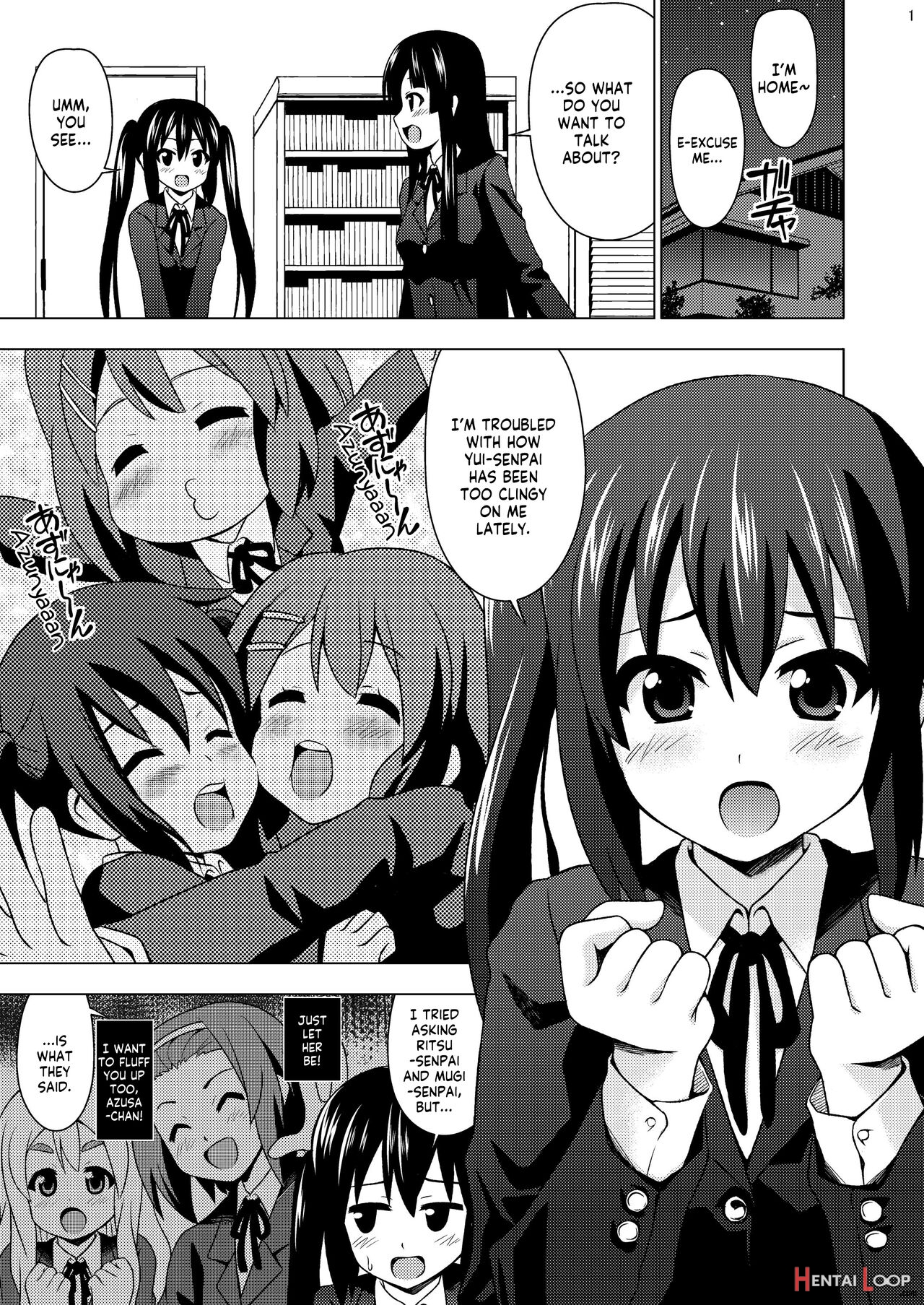 Mio Azu Yuri Yuri page 3