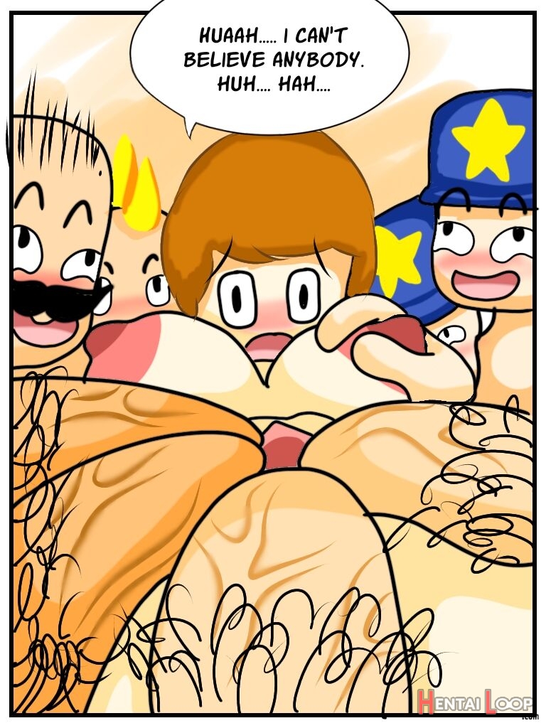 My Dad, Mr. Policeman, And My Bf Are Raping Me!! page 14