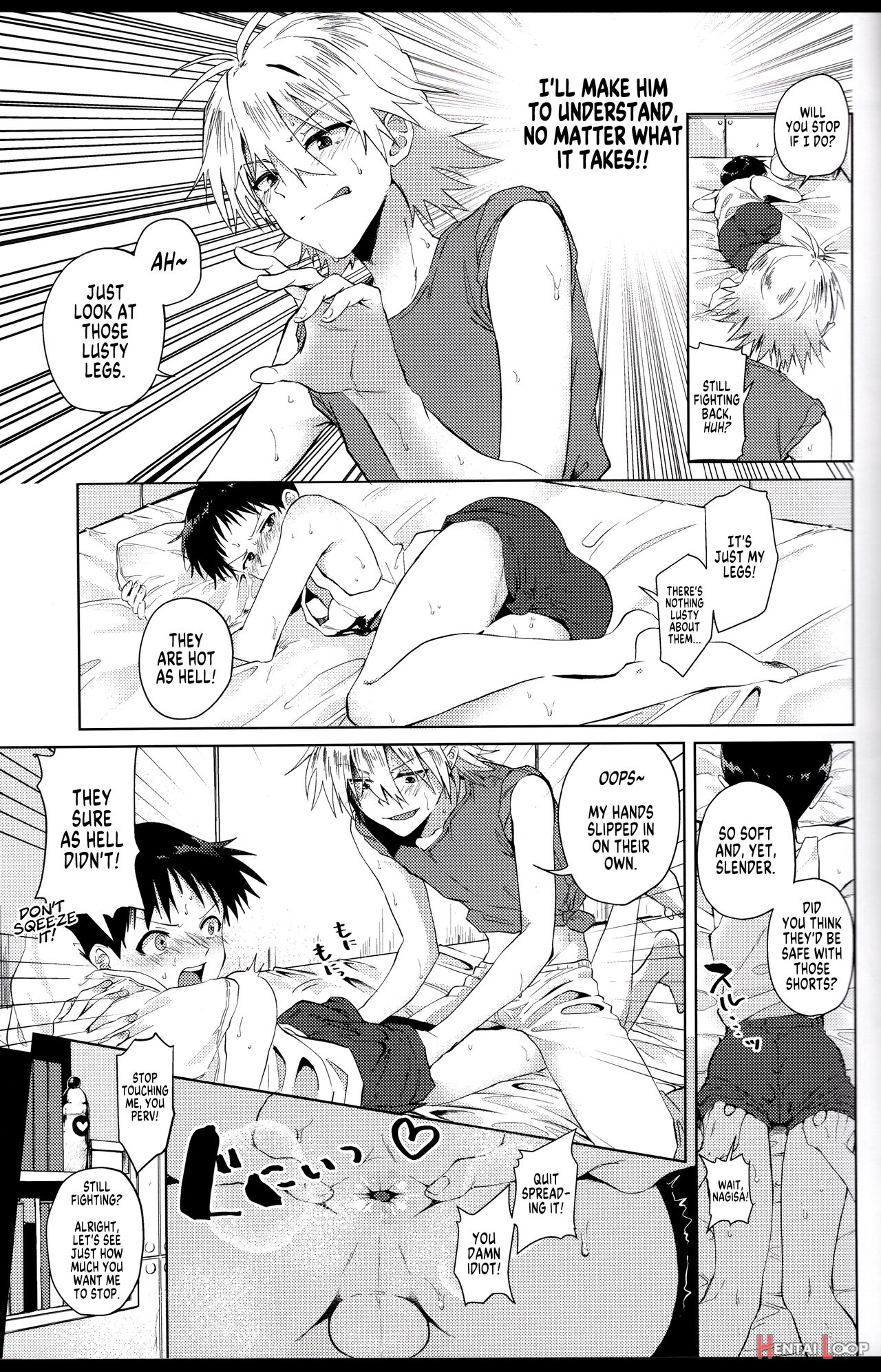 Nagisa Wants Shinji To Understand His Mad Love page 14