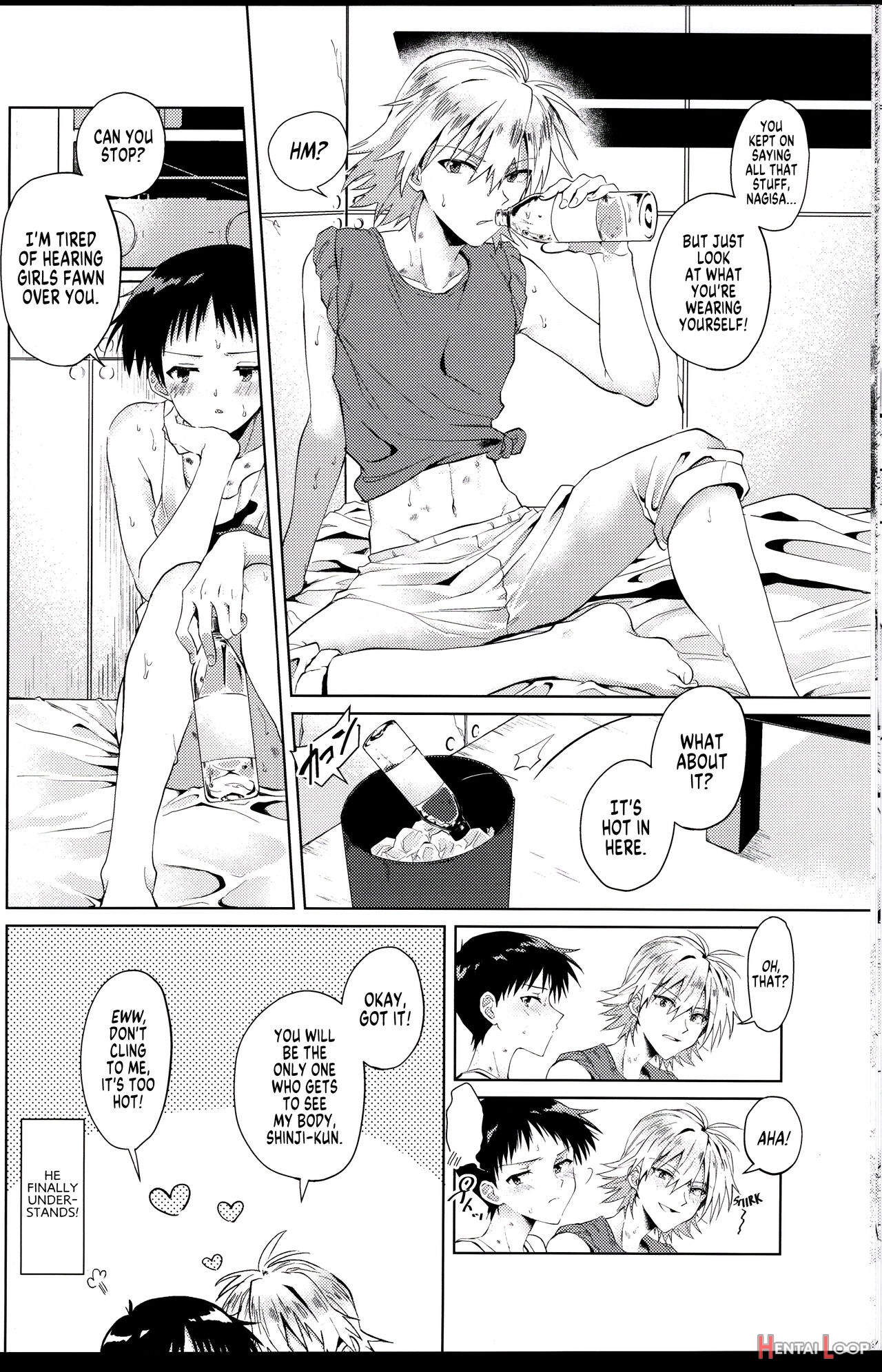 Nagisa Wants Shinji To Understand His Mad Love page 23