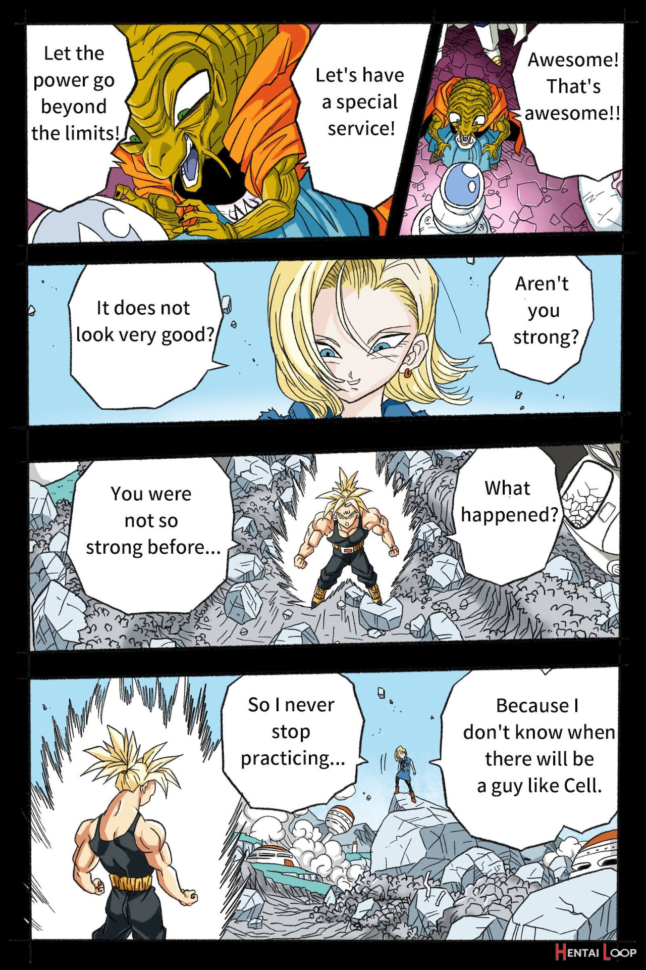 Ryona Budokai 3 - Android 18 Vs Trunks page 26