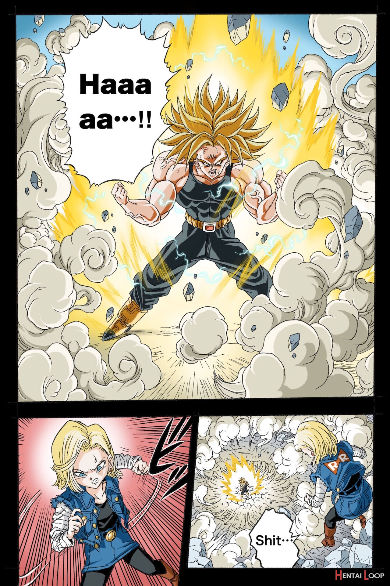 Ryona Budokai 3 - Android 18 Vs Trunks page 29