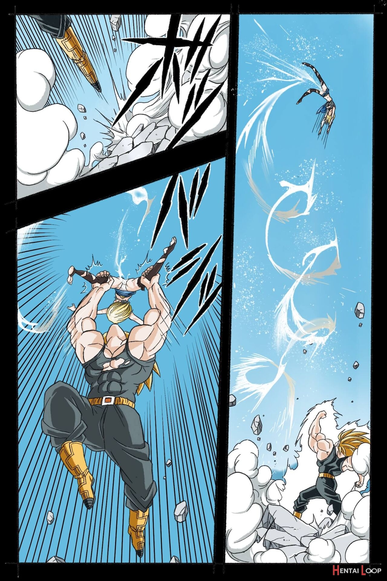 Ryona Budokai 3 - Android 18 Vs Trunks page 43