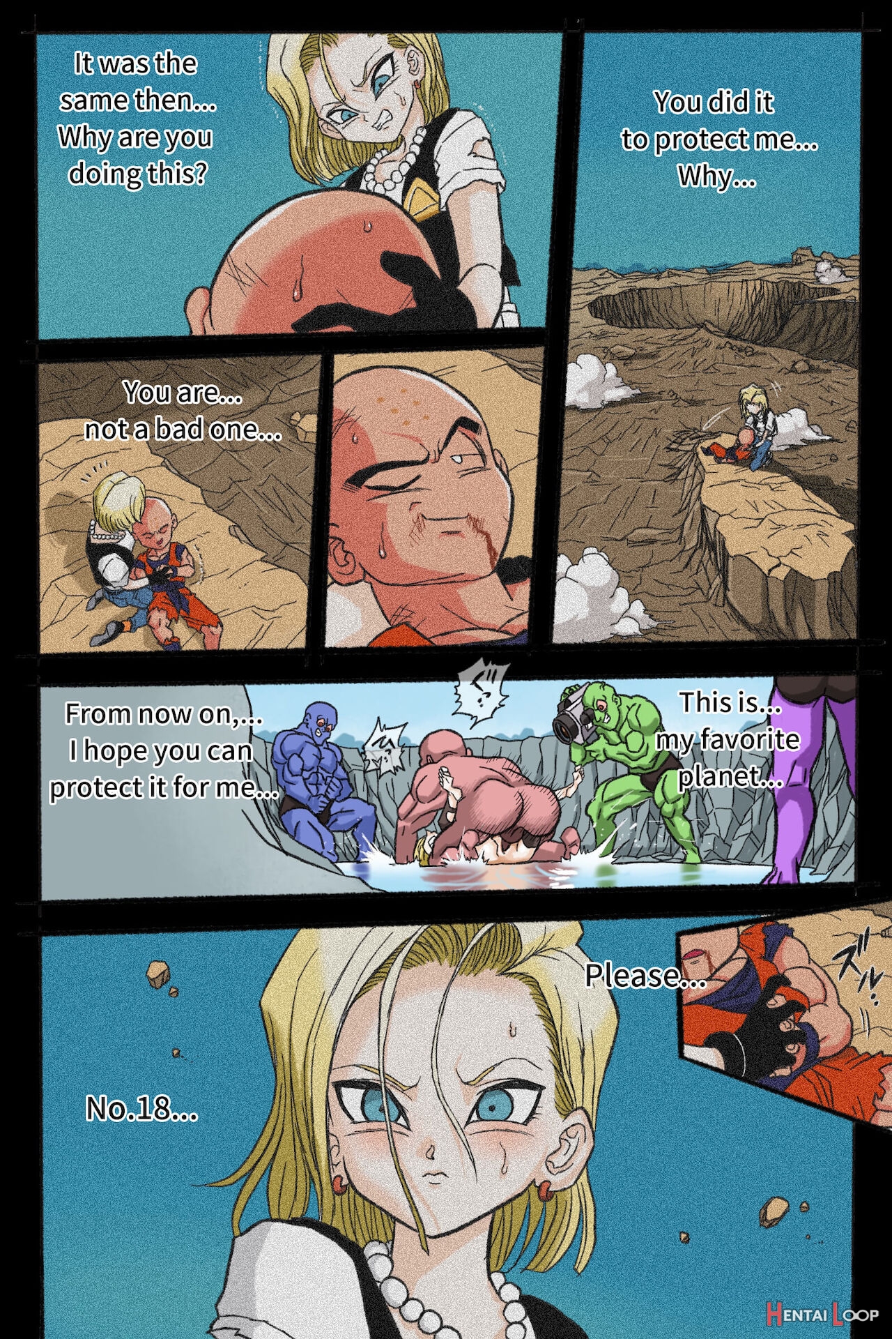 Ryona Budokai 3 - Android 18 Vs Trunks page 73