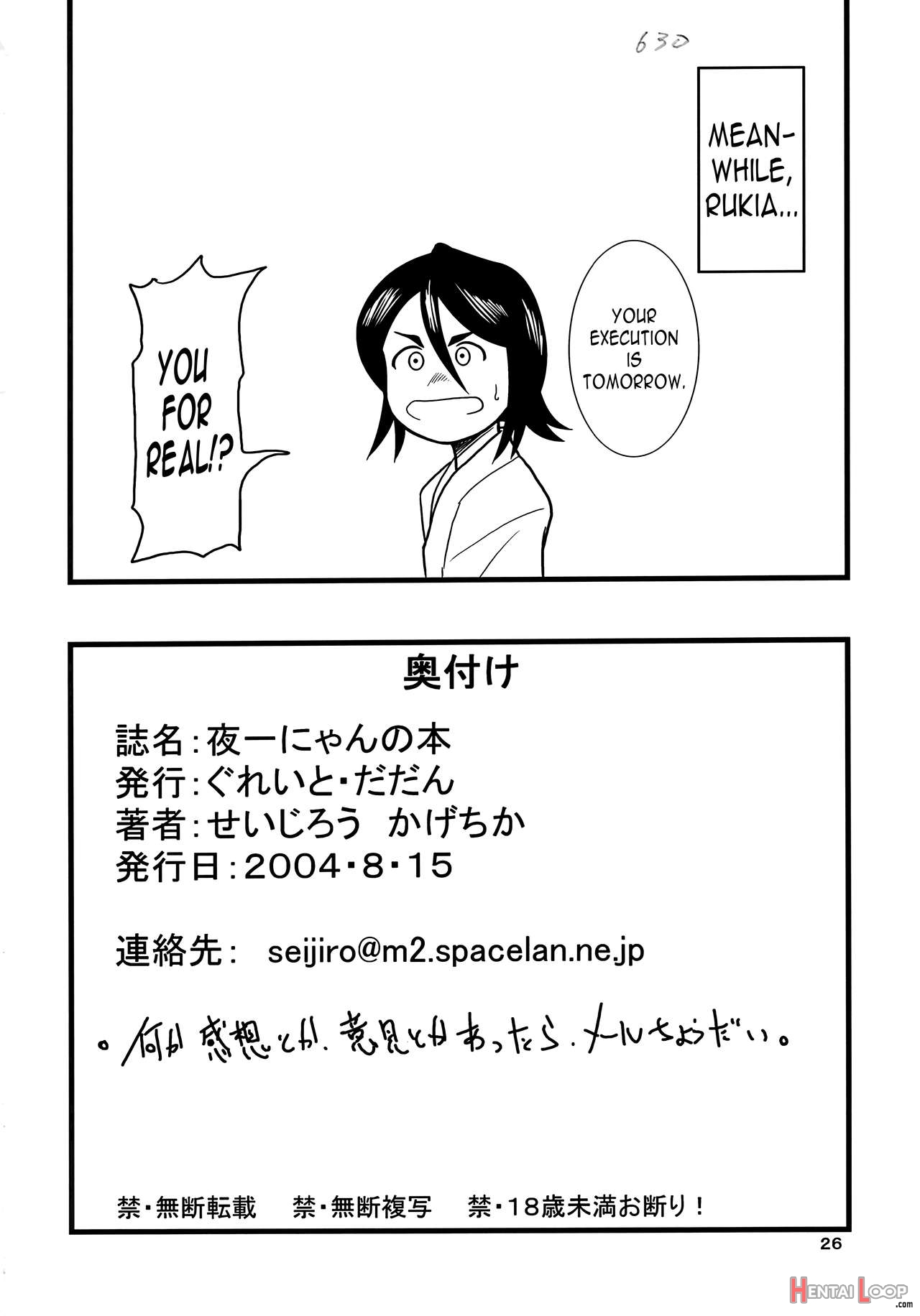 Yoruichi Nyan Book page 25