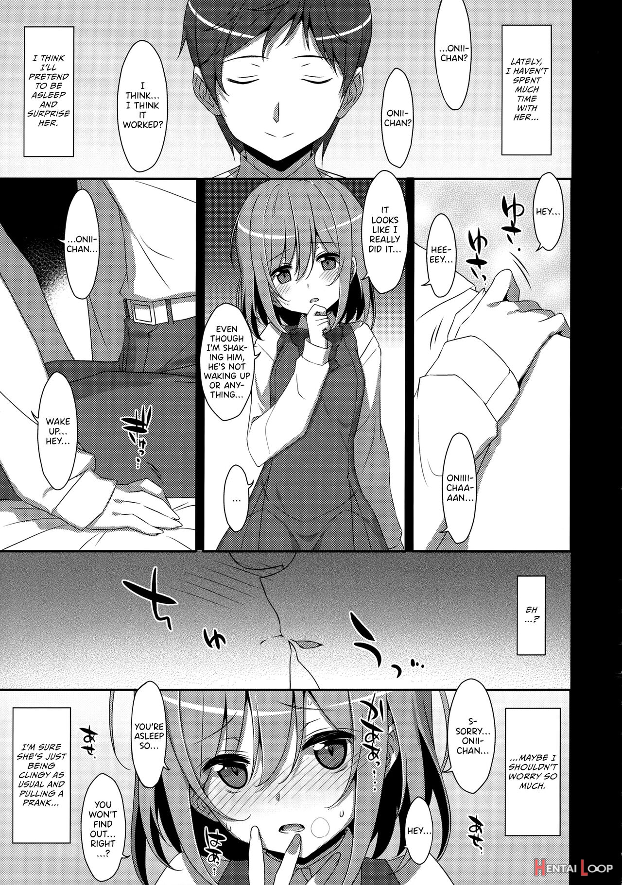 I Want To Do Lots Of Things With My Sleeping Onii-chan! page 5