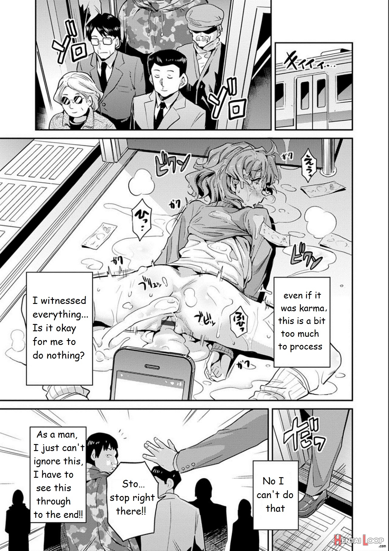 The Girl Who Cried Molester Kyousei Tanetsuke Express - Forced Seeding Express 1st Story page 24