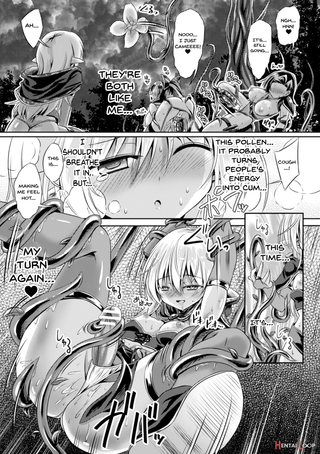 2d Comic Magazine Futanari Shokushu Sakusei Shasei Kairaku Ni Oboreru Heroine-tachi Vol. 2 page 38