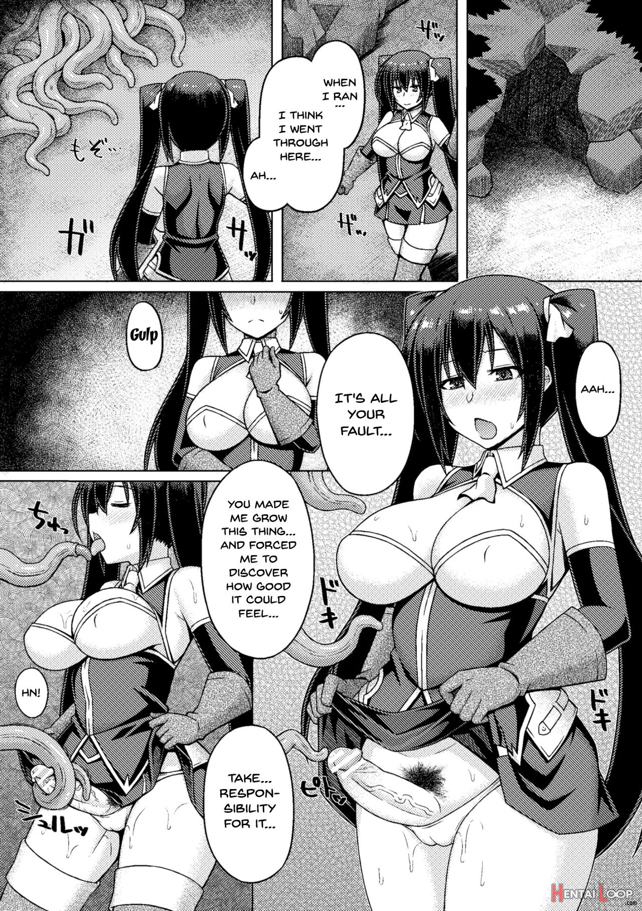 2d Comic Magazine Futanari Shokushu Sakusei Shasei Kairaku Ni Oboreru Heroine-tachi Vol. 2 page 60