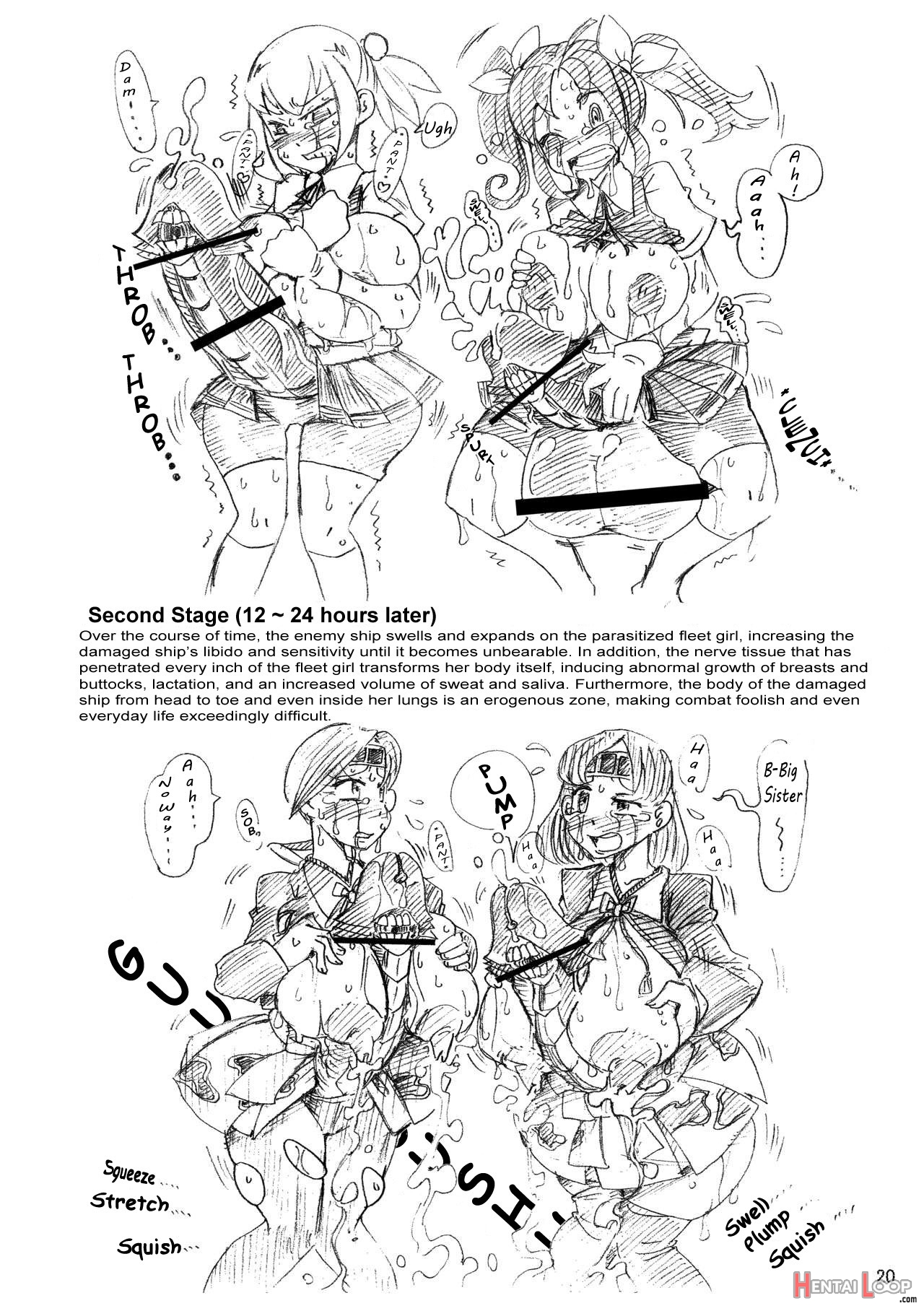 A Body-altered Maiden Bedtime Story ~a Week At The Demon Gyaru Cafe~ / Kancolle Doujinshi page 19
