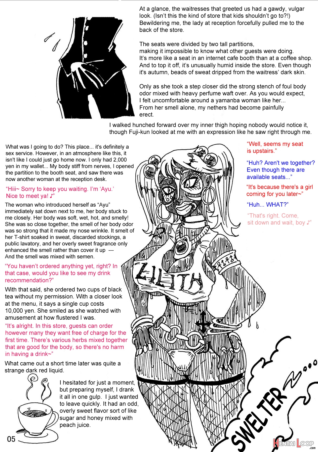 A Body-altered Maiden Bedtime Story ~a Week At The Demon Gyaru Cafe~ / Kancolle Doujinshi page 4