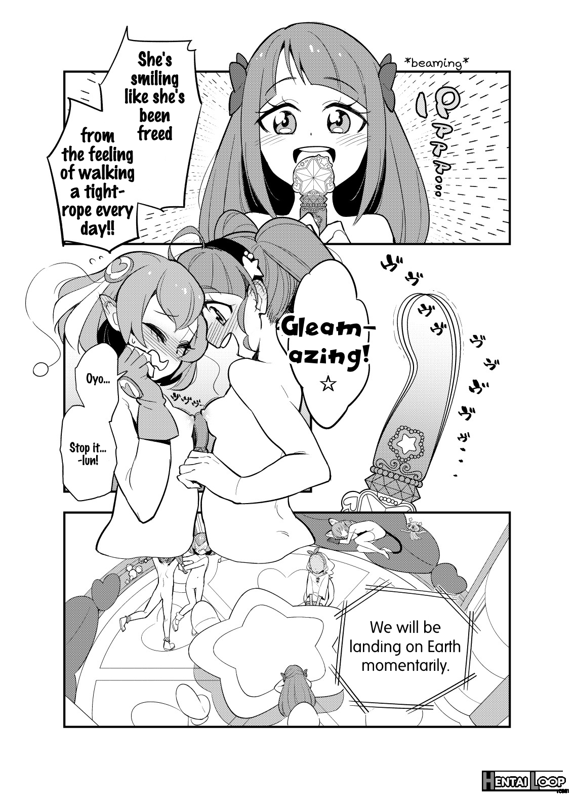 A Trip To Planet Starkers: A Stapre Gag Manga page 16