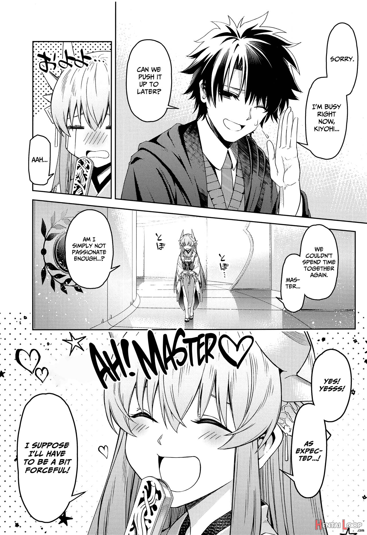 Ah, Be Honest, Master♡ page 2