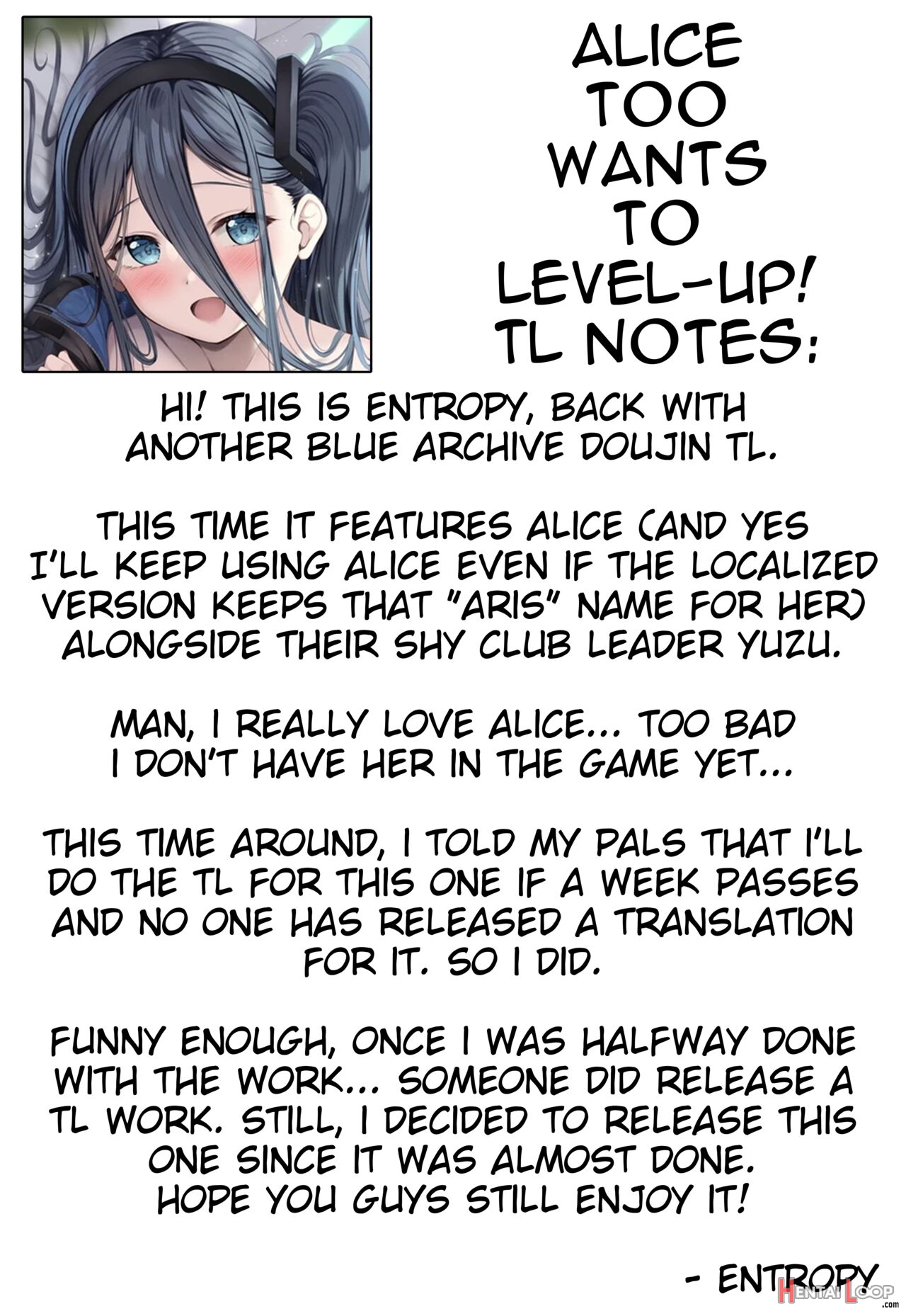 Alice Too, Wants To Level-up! + Do You Want To Use Yuzu's Free Pass...? page 26