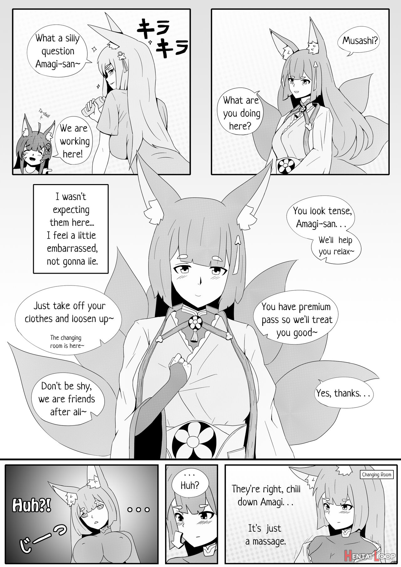Amagi’s Very Special Massage page 3