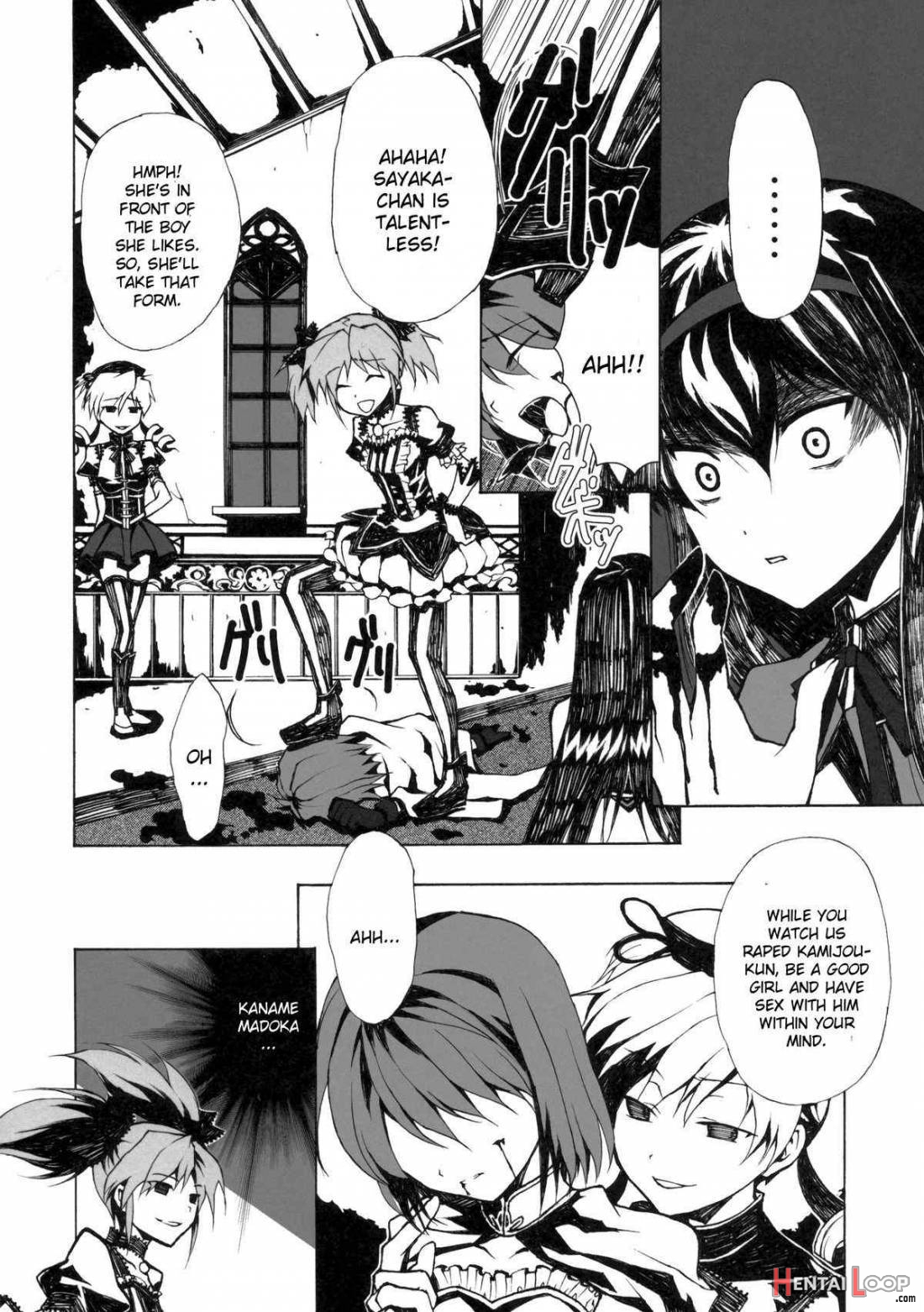 Ankoku Puella Magi page 32