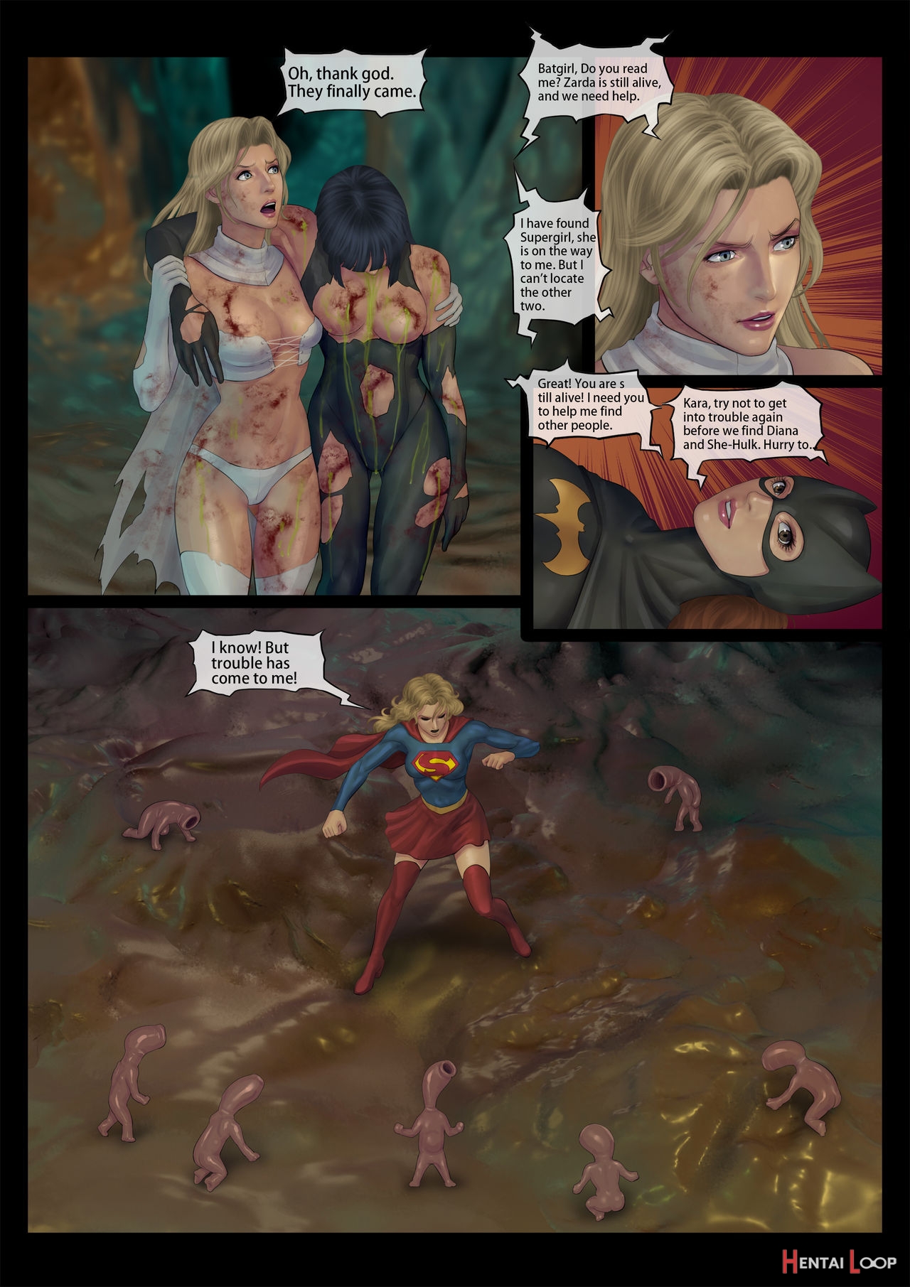 Avenger's Nightmare Part 3 - Guro Warning page 4