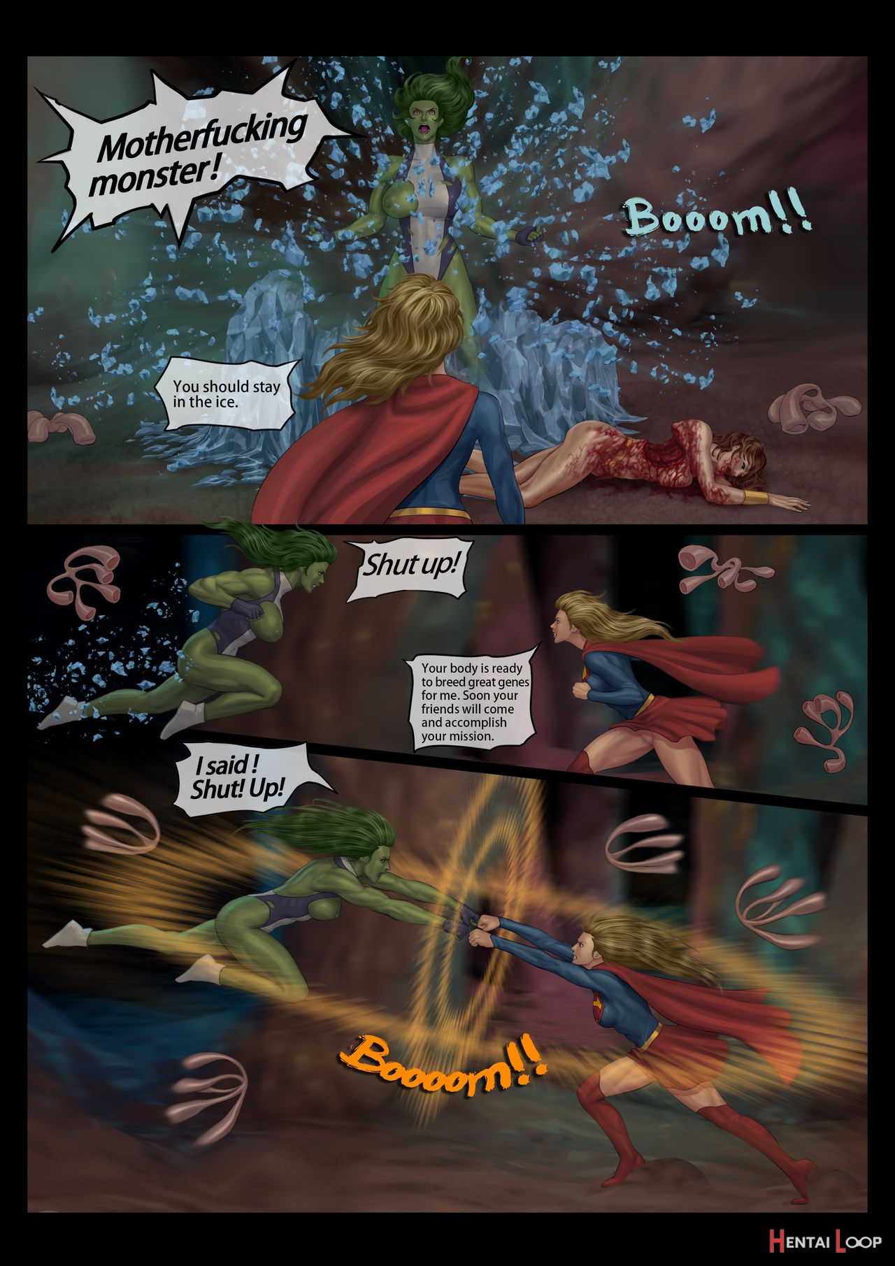 Avenger's Nightmare Part 4 - Guro Warning page 4
