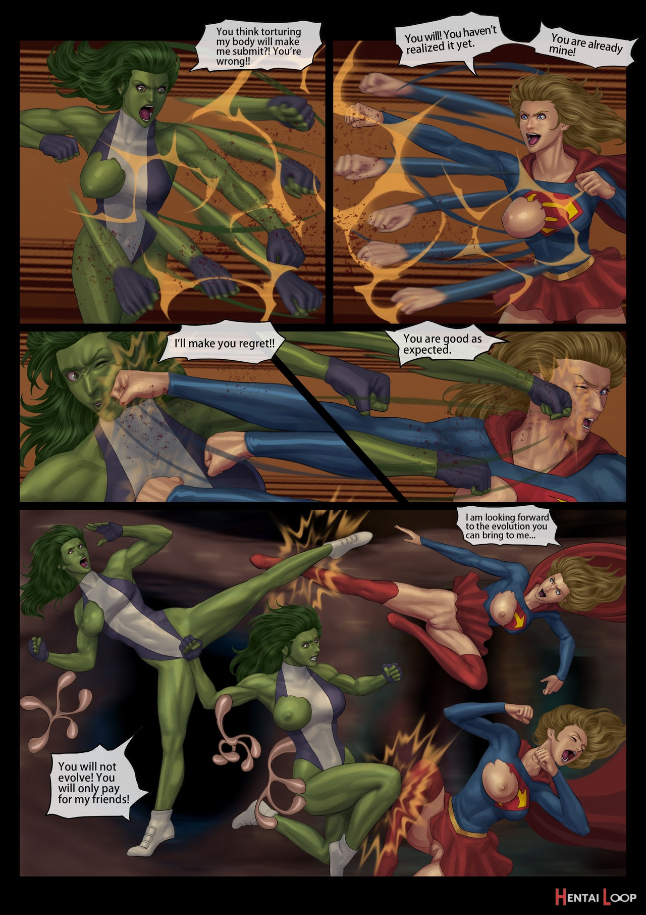Avenger's Nightmare Part 4 - Guro Warning page 5