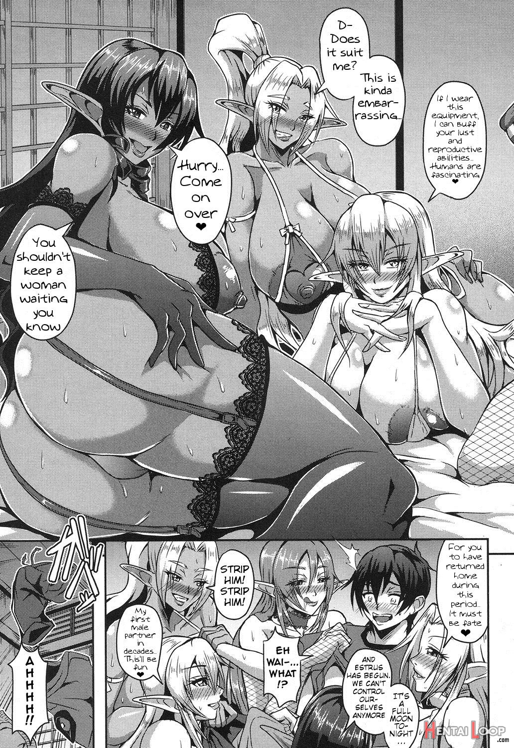 Baby-making Contract With A Harem Of Forest Elves page 11