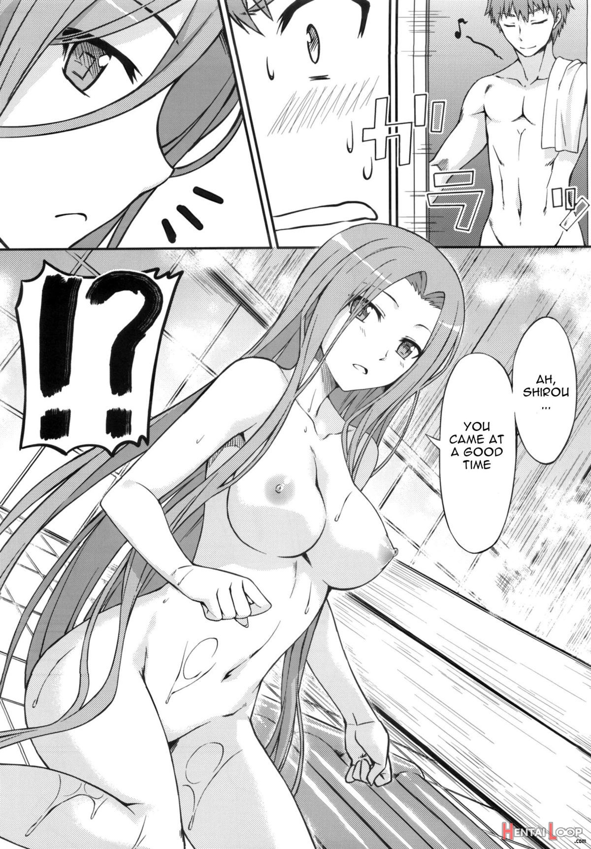 Bathing With Rider-san. page 5