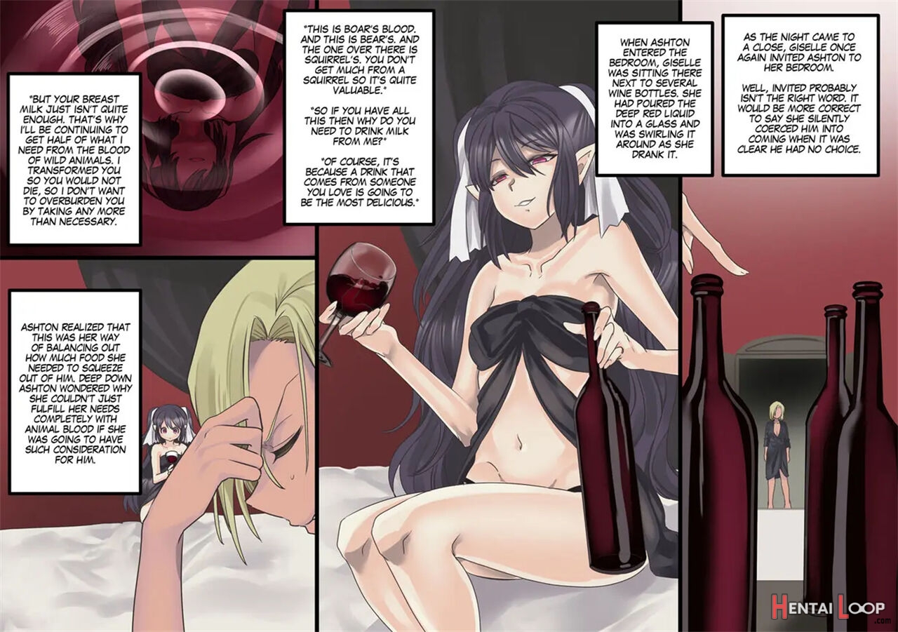 Bishoujo Vampire Ni Bonyuu Drink Bar Ni Sareru Hanashi page 37