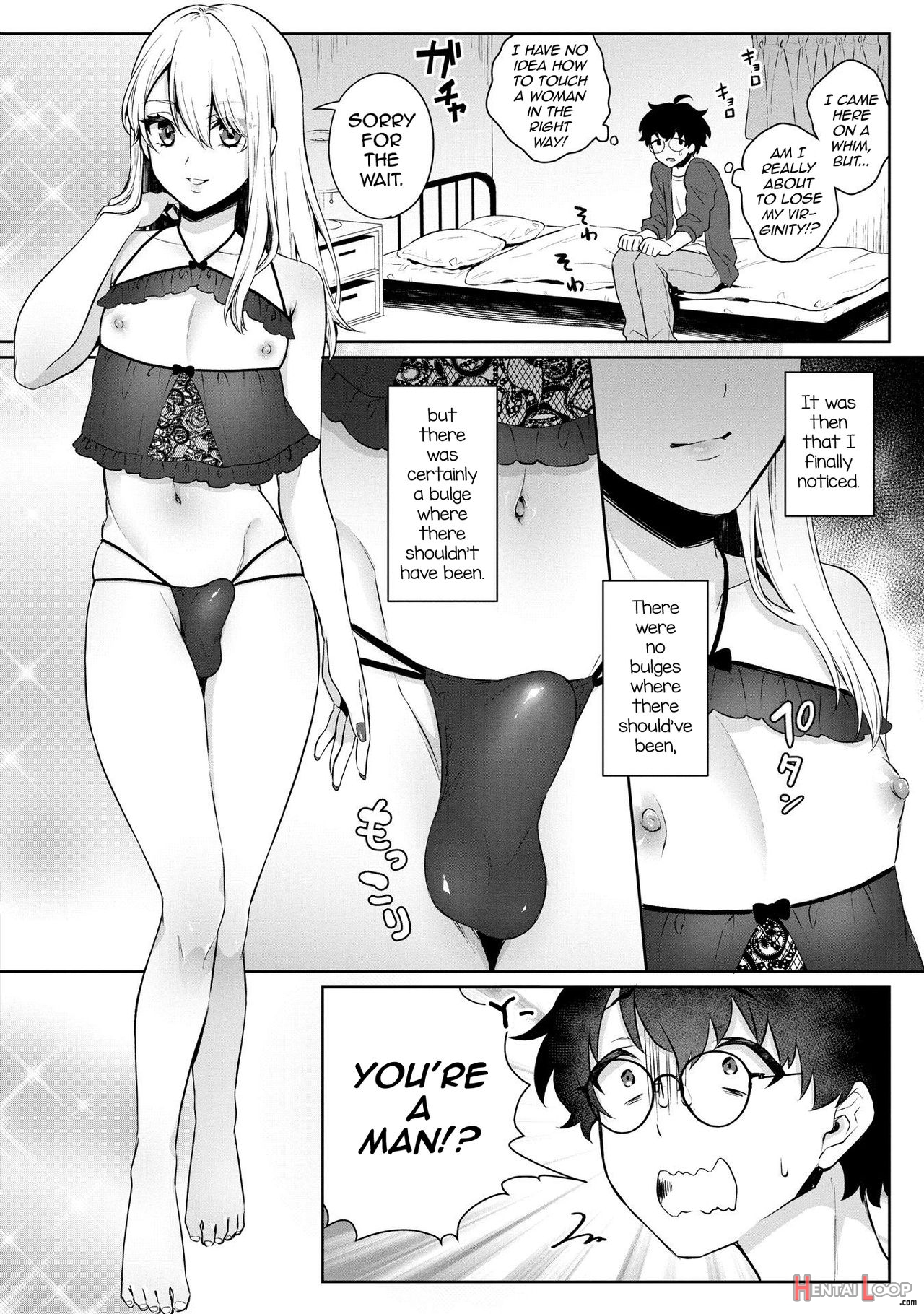 Boku No! Otokonoko Fuuzoku Debut!? page 4