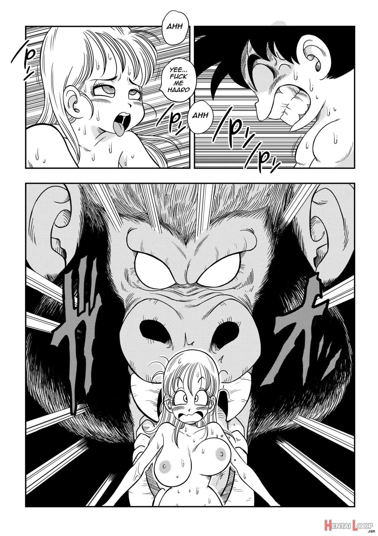Bulma X Goku - Sex In The Bath page 20