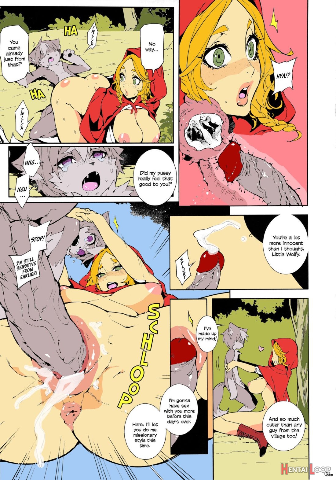 Childhood Destruction – Big Red Riding Hood And The Little Wolf page 10