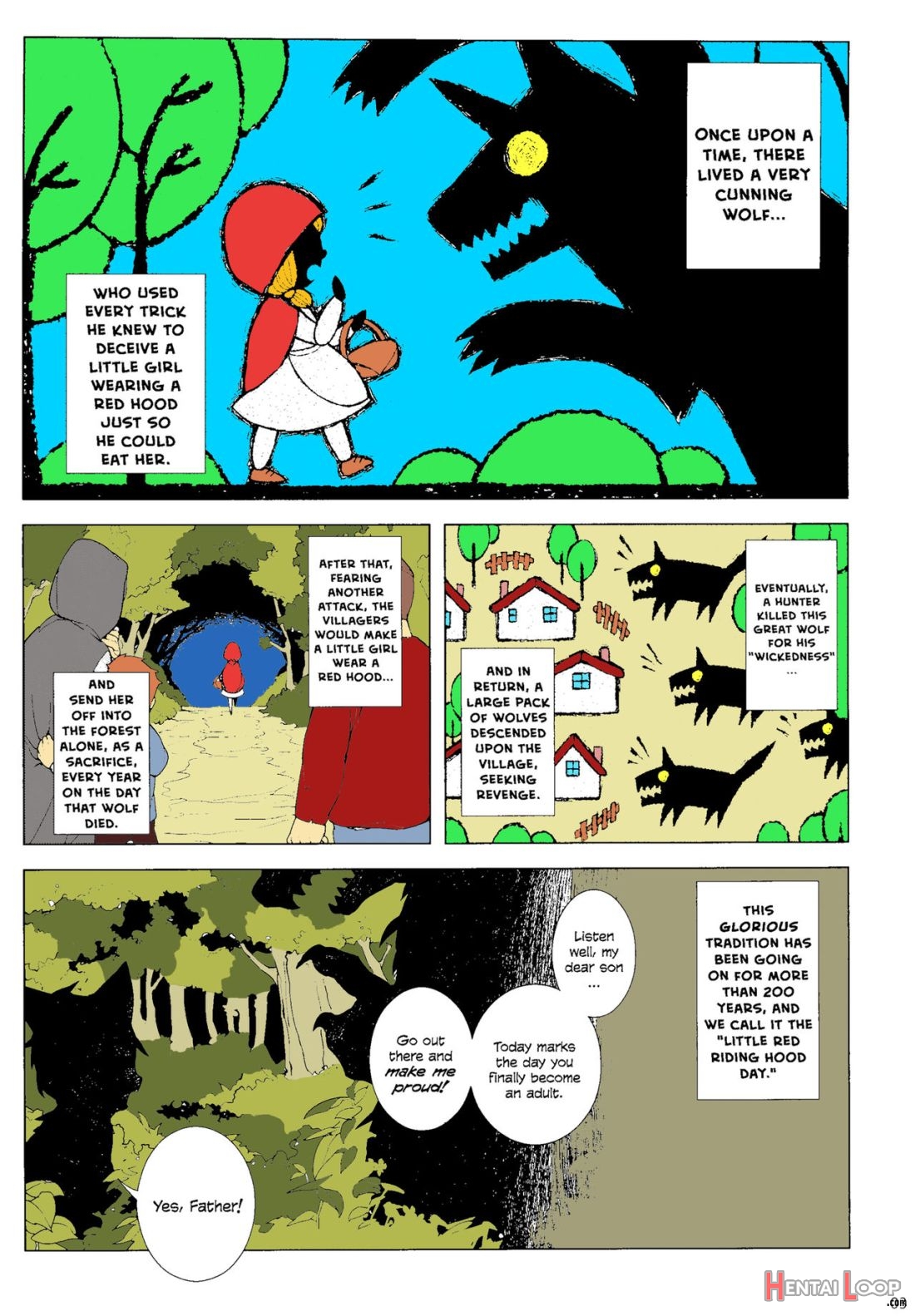 Childhood Destruction – Big Red Riding Hood And The Little Wolf page 4