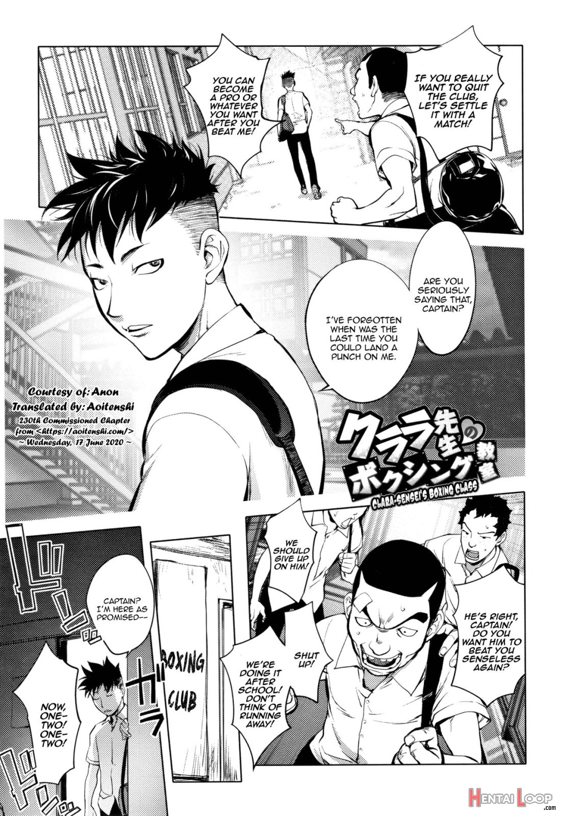 Clara-sensei No Boxing Kyoushitsu page 2