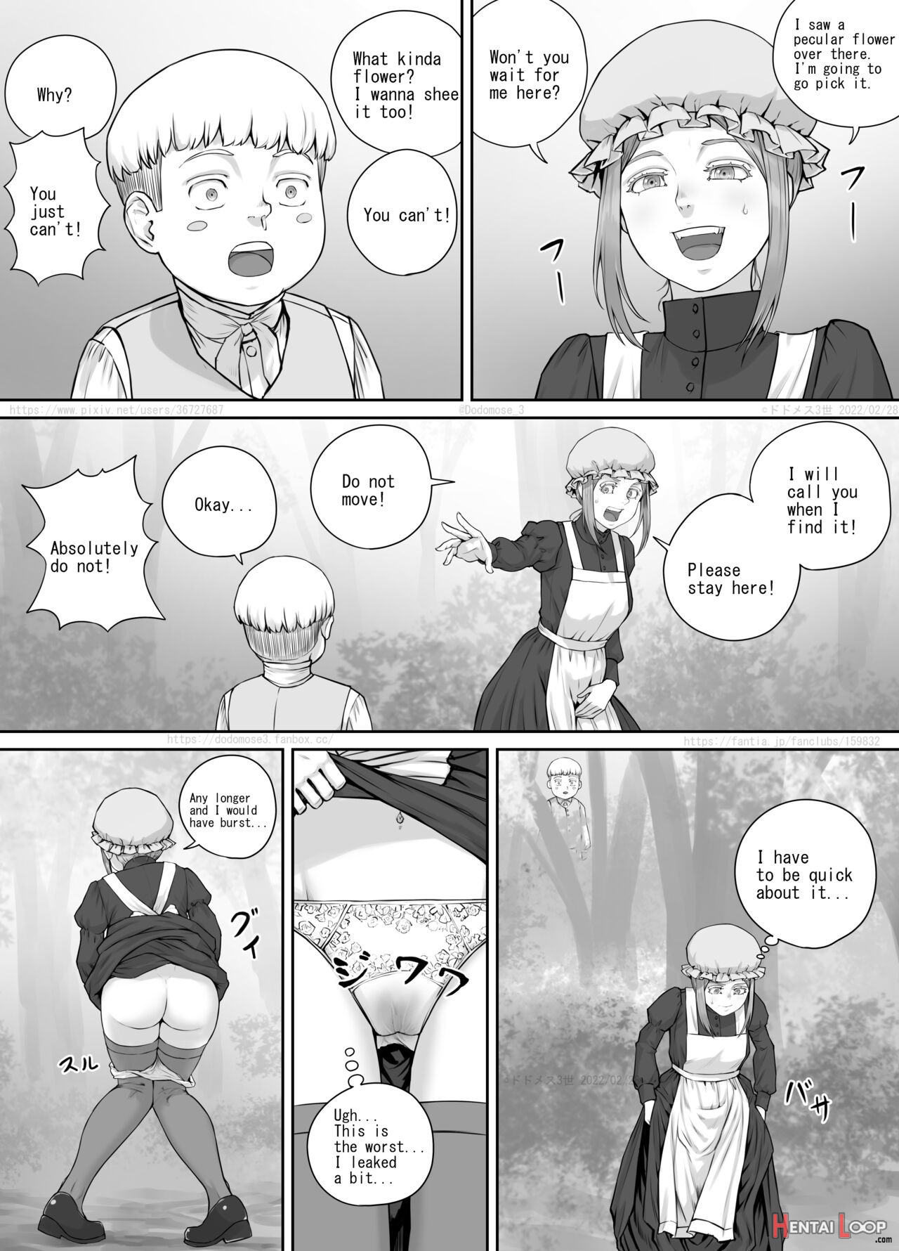 メイドさんとお坊ちゃまの漫画（english Version） page 10