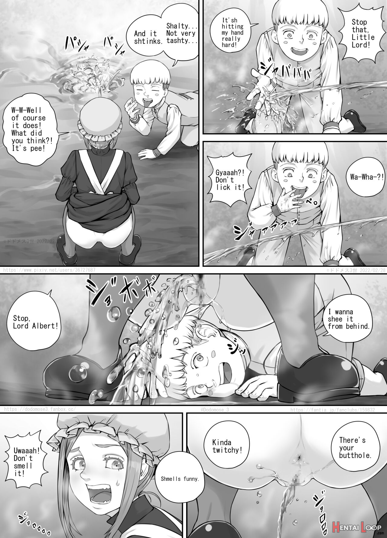 メイドさんとお坊ちゃまの漫画（english Version） page 14