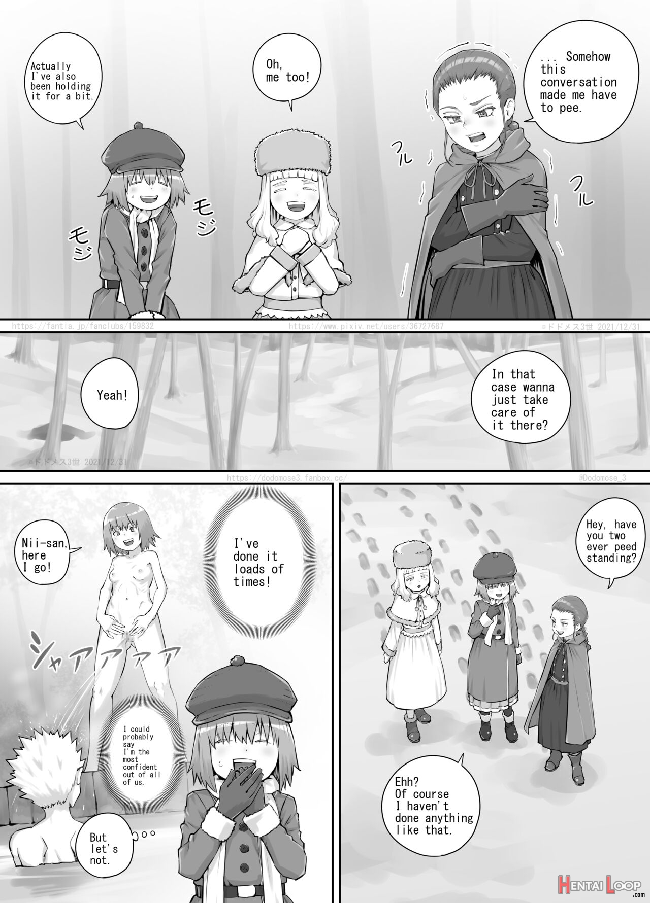 妹におしっこを見せてもらう漫画12（english Version） page 10