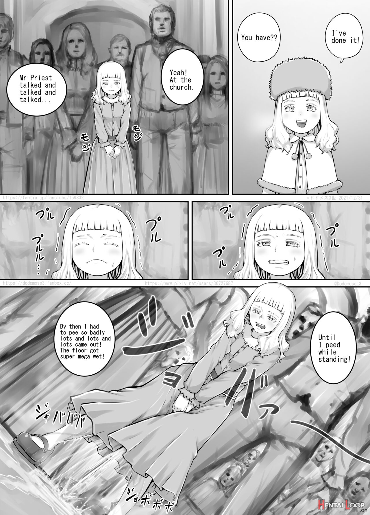 妹におしっこを見せてもらう漫画12（english Version） page 11