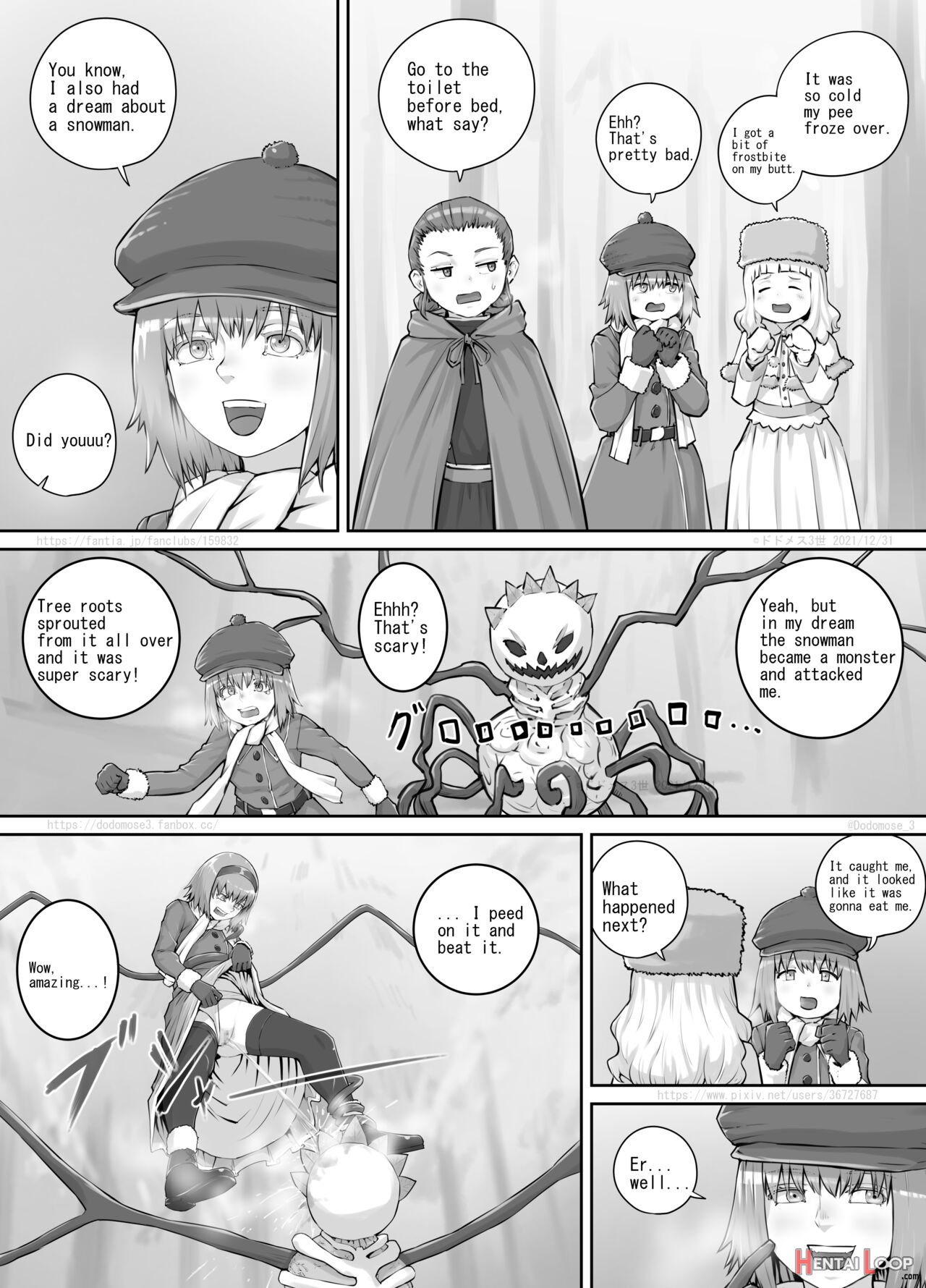 妹におしっこを見せてもらう漫画12（english Version） page 4