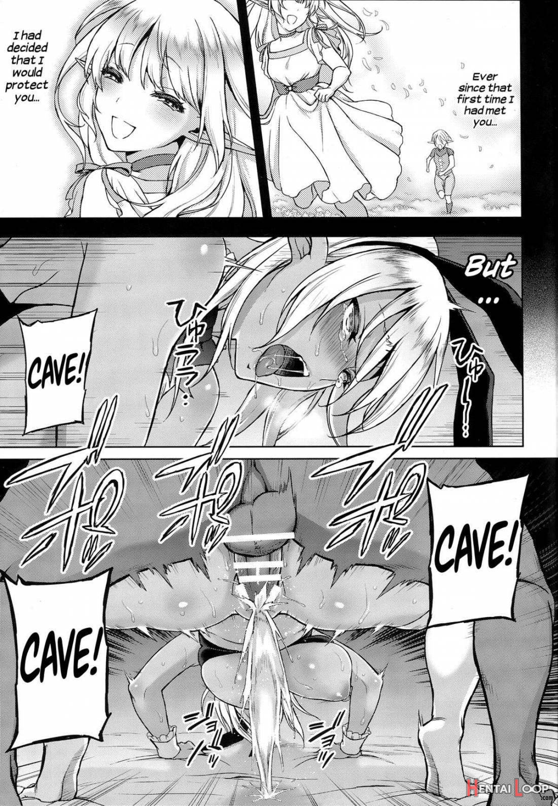 Elf No Hime Wa Kairaku Ni Naku page 32