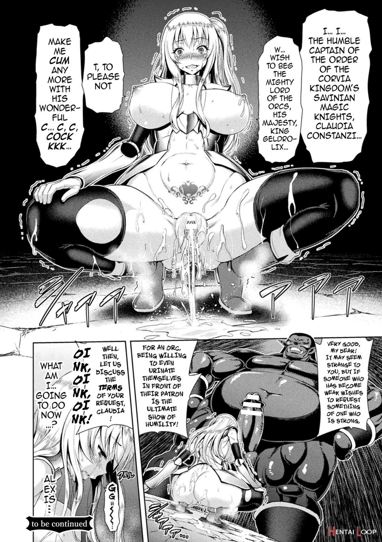 Erona Orc No Inmon Ni Okasareta Onna Kishi No Matsuro page 54