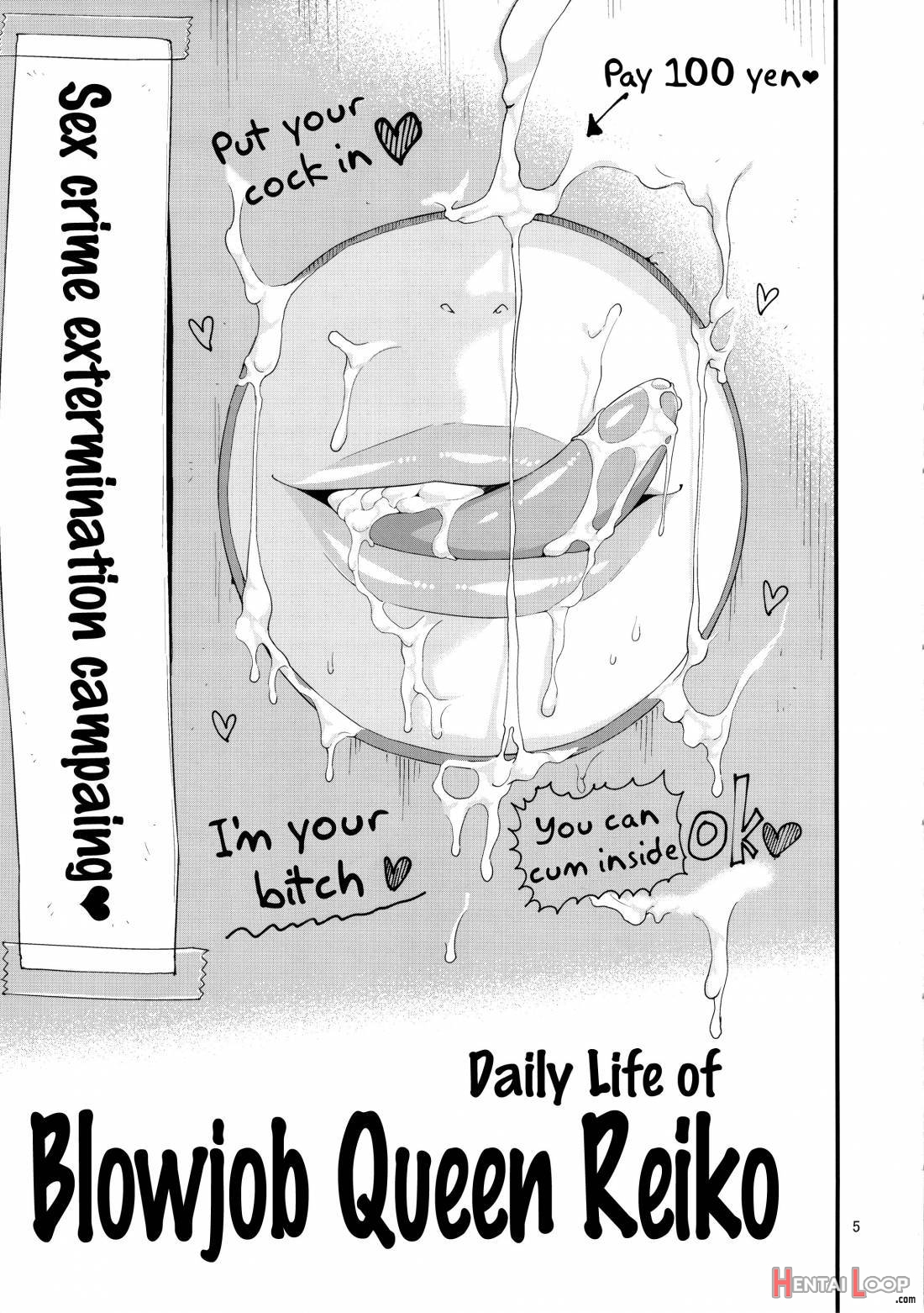 Fellatio Queen Reiko No Nichijou page 4