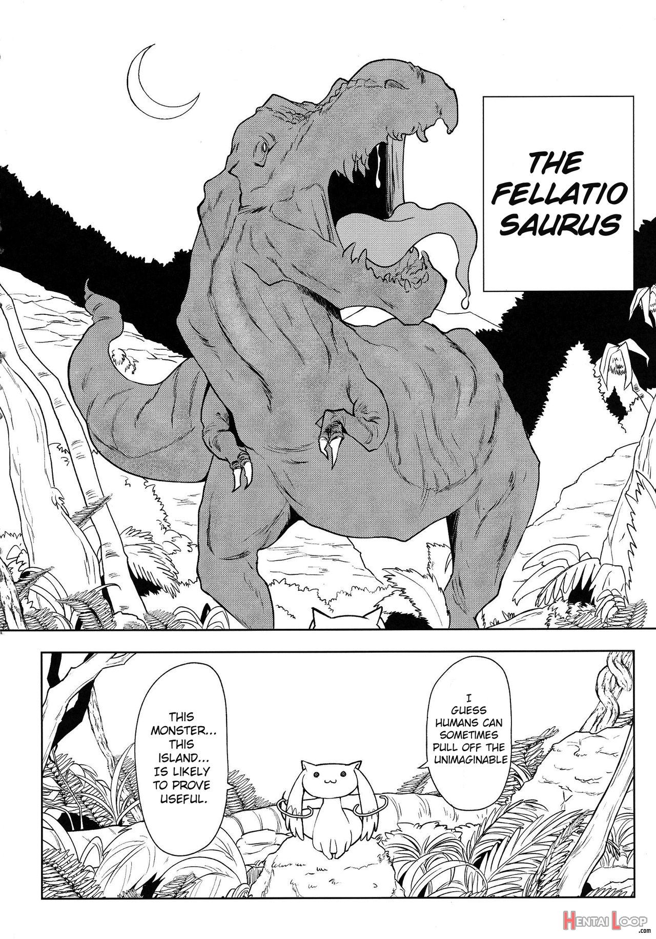 Fellatiosaurus Vs Mahou Shoujo Zenpen page 4