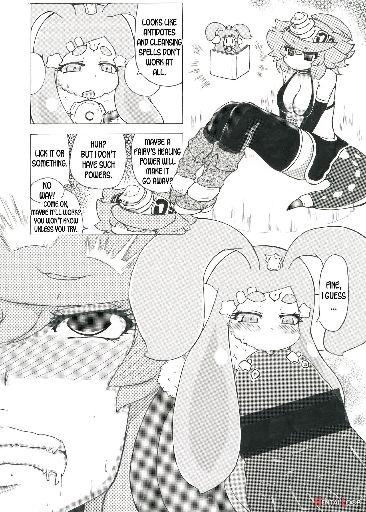 Futanari Dragon And Her Fairy Onahole page 4