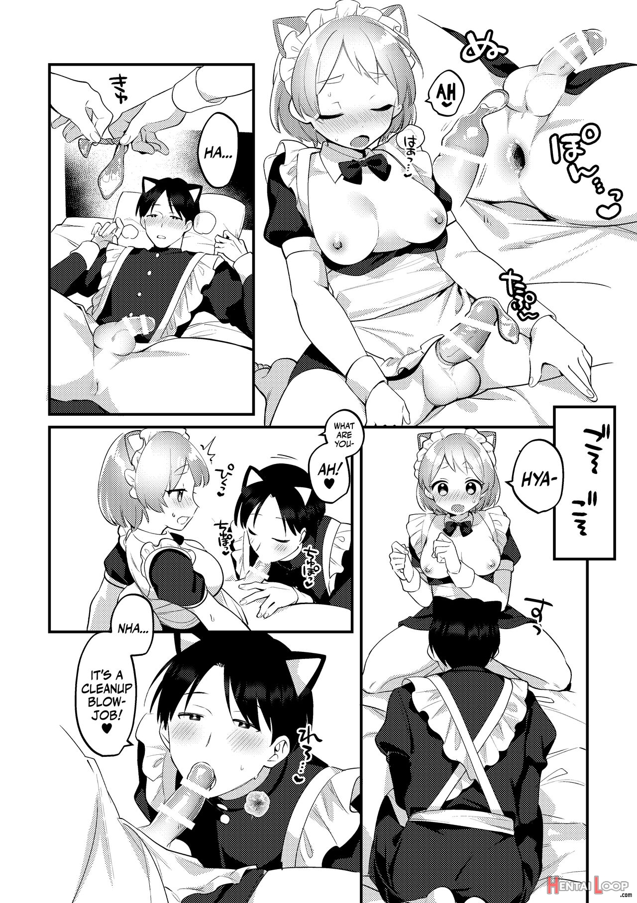 Futanari Maid No Kanojo Ni Gohoushi Sareru Kai page 28