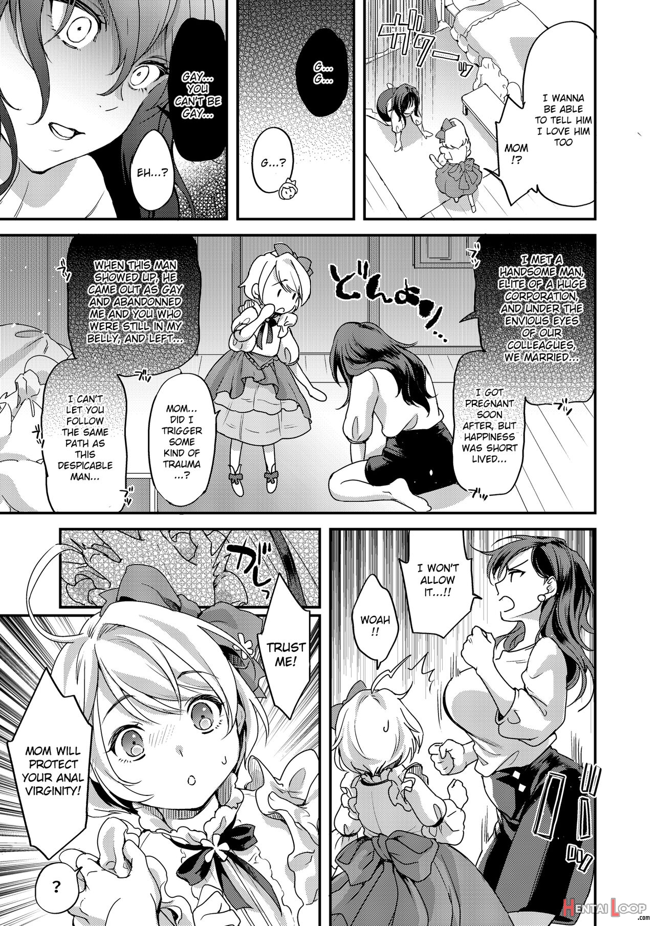 Futanari Mama To Josou Musuko page 4